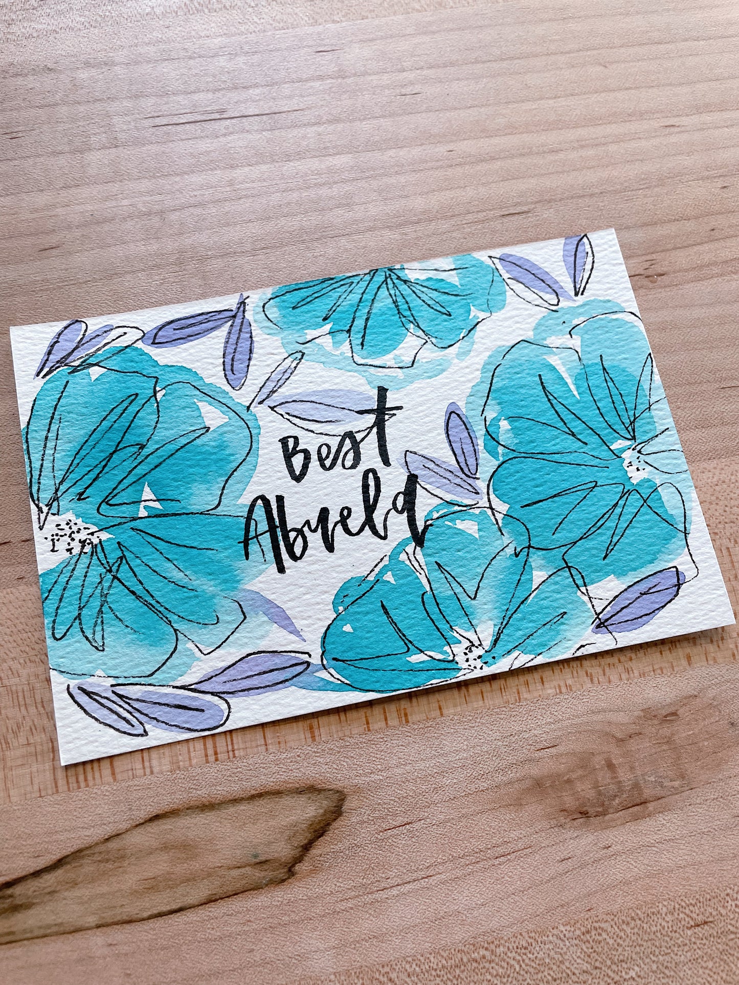 Best Abuela - Postcard