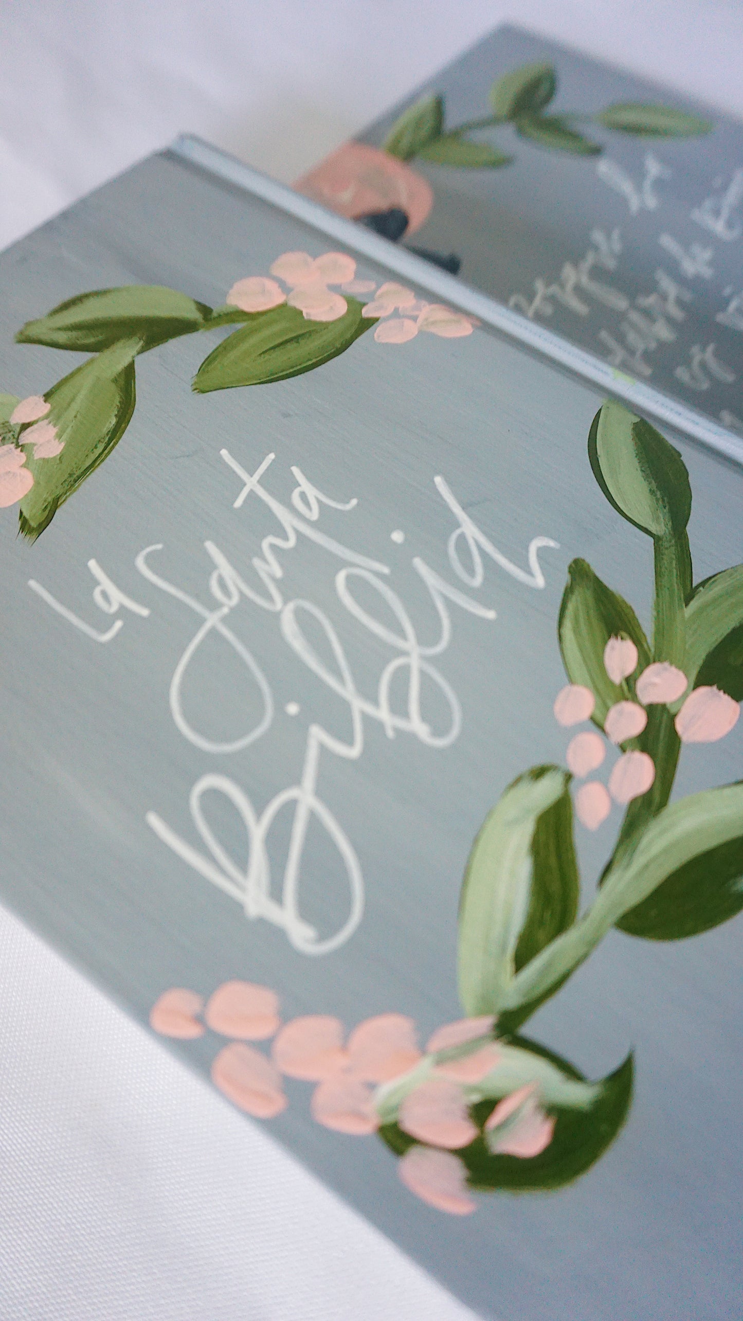 Porque la Palabra de Dios es Vida y Eficaz (Hebreos 4:12) - Hand Painted Spanish Bible