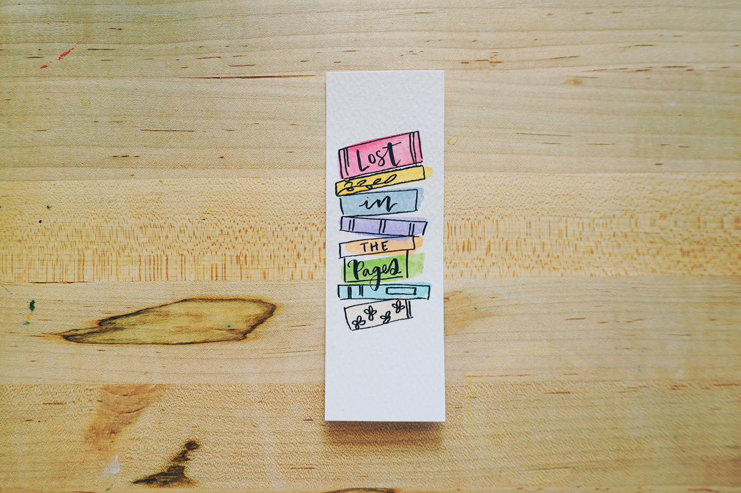 Lost in the pages- Bookmark