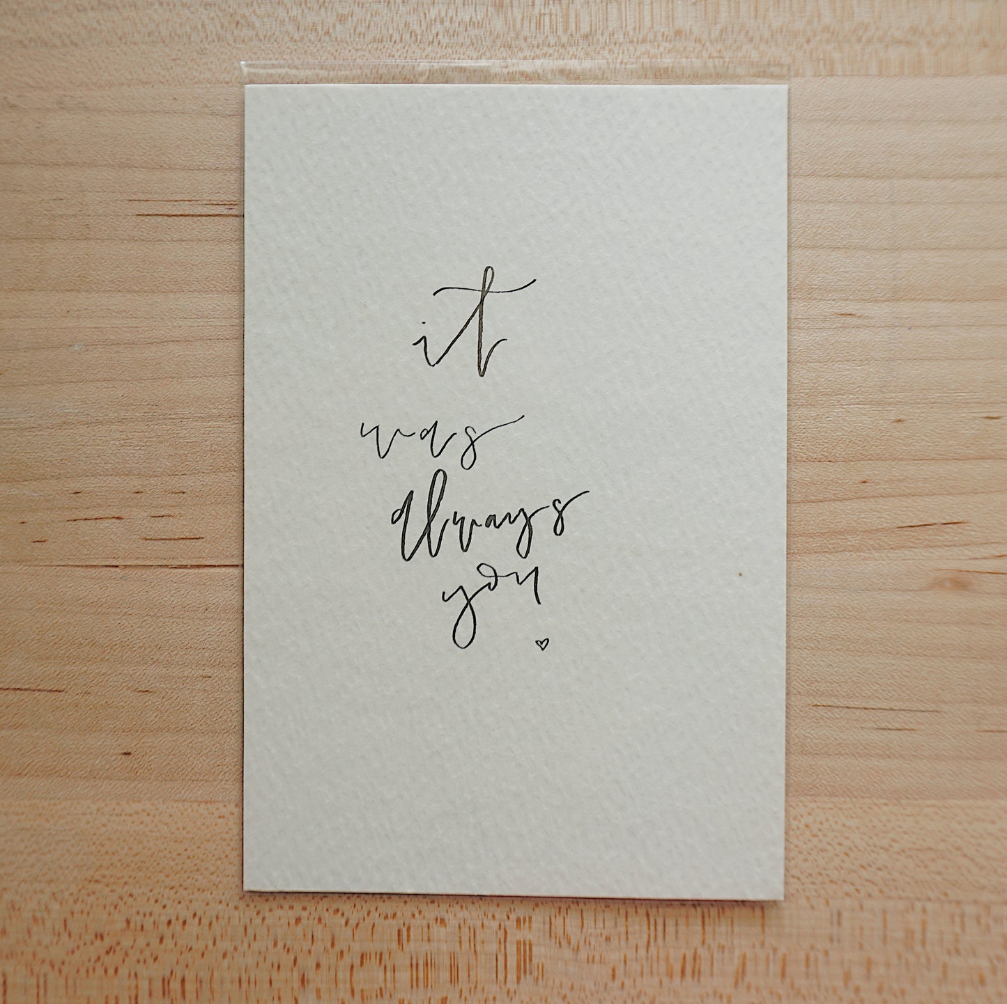 it was always you - Postcard