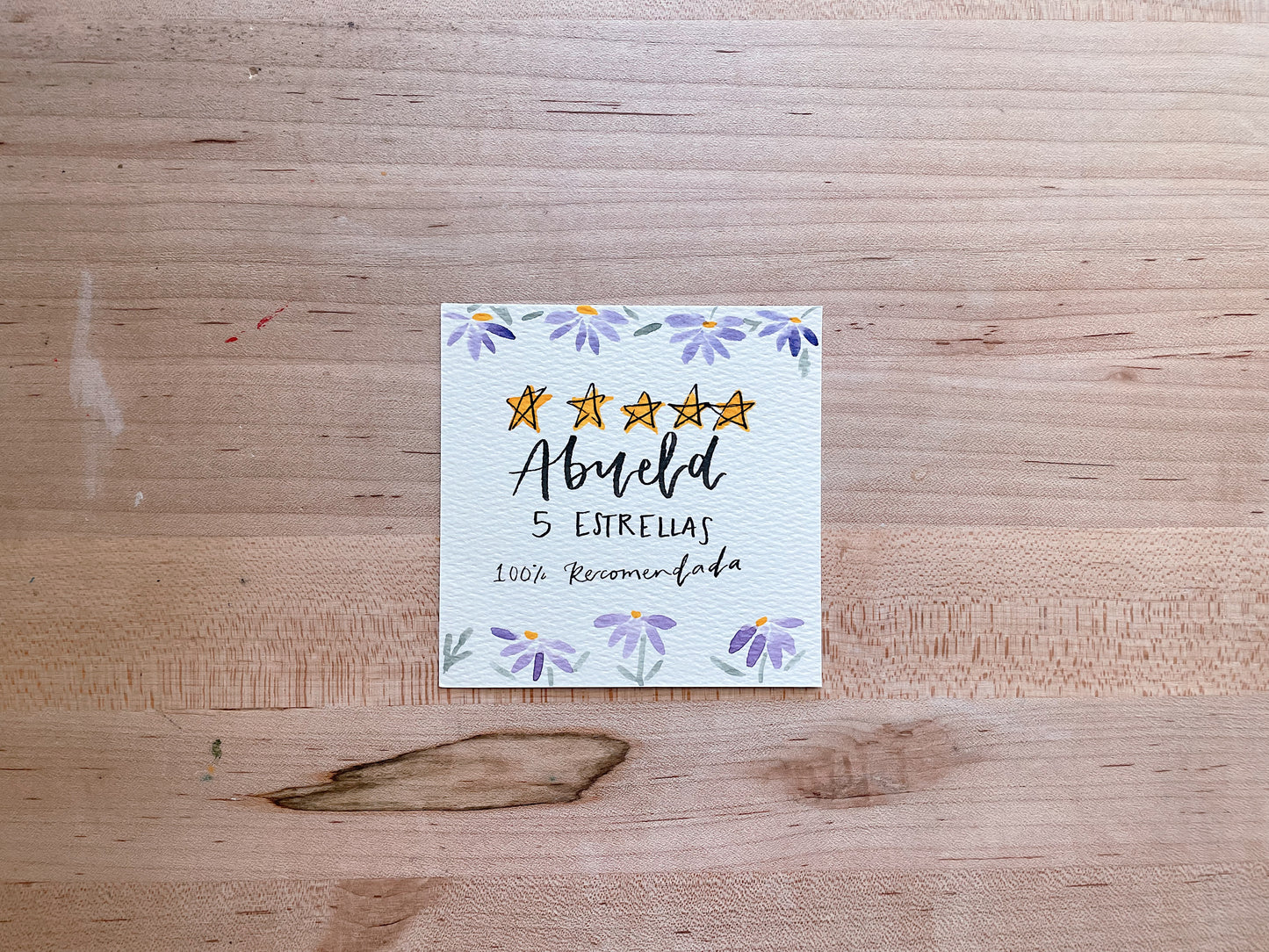 Abuela de 5 Estrellas - Postcard