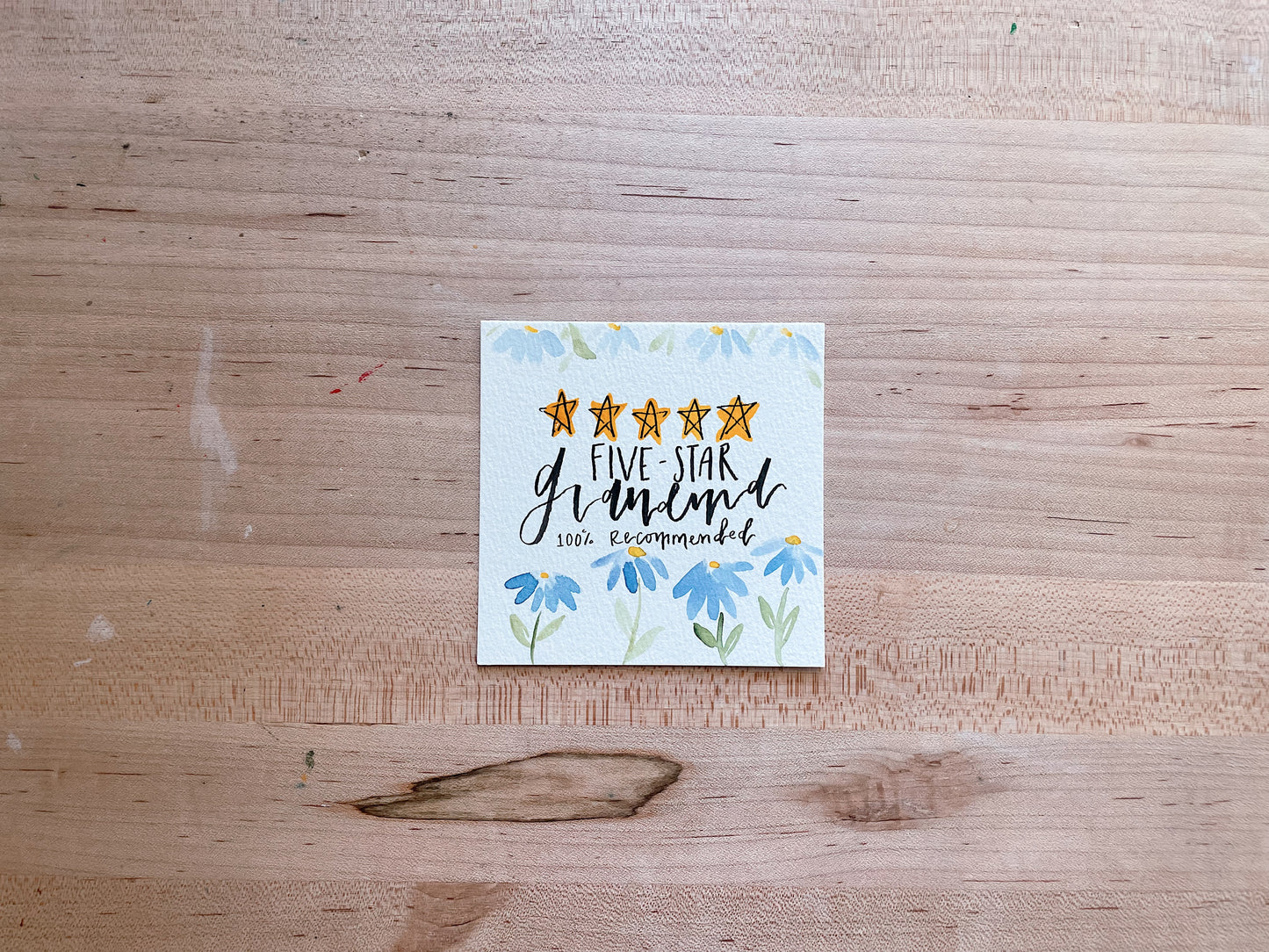 Five STAR Grandma - Postcard