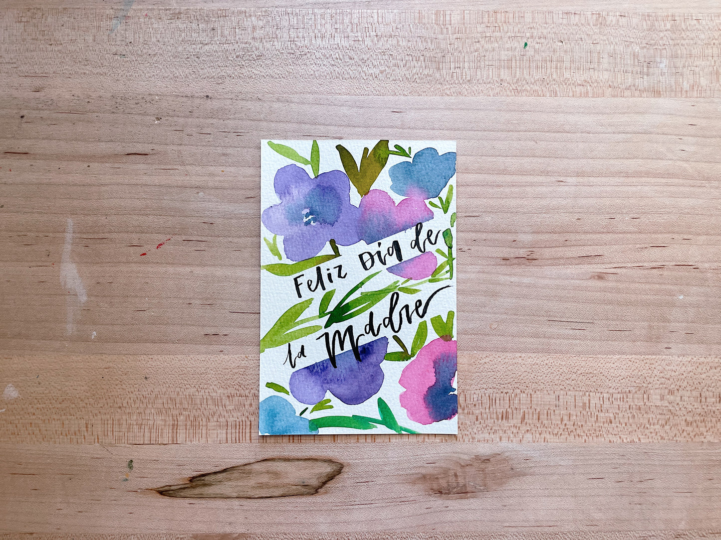 Feliz Día de La Madre -Postcard