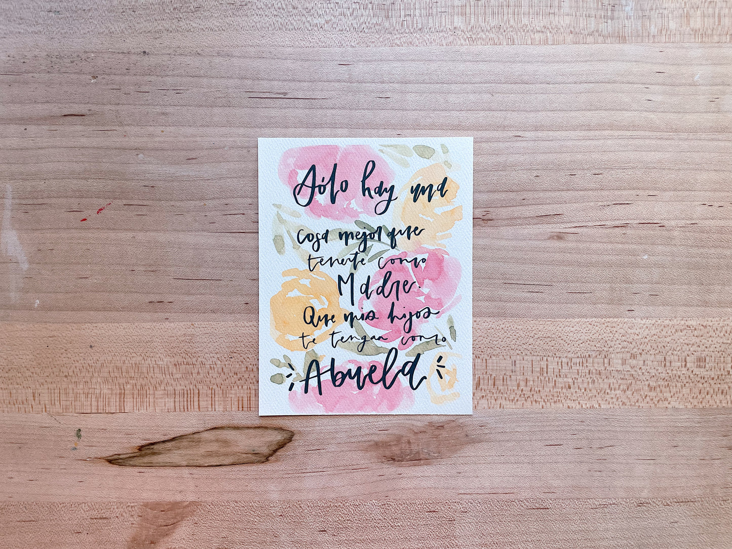 Que mis Hijos te tengan como Abuela- Printed Postcard