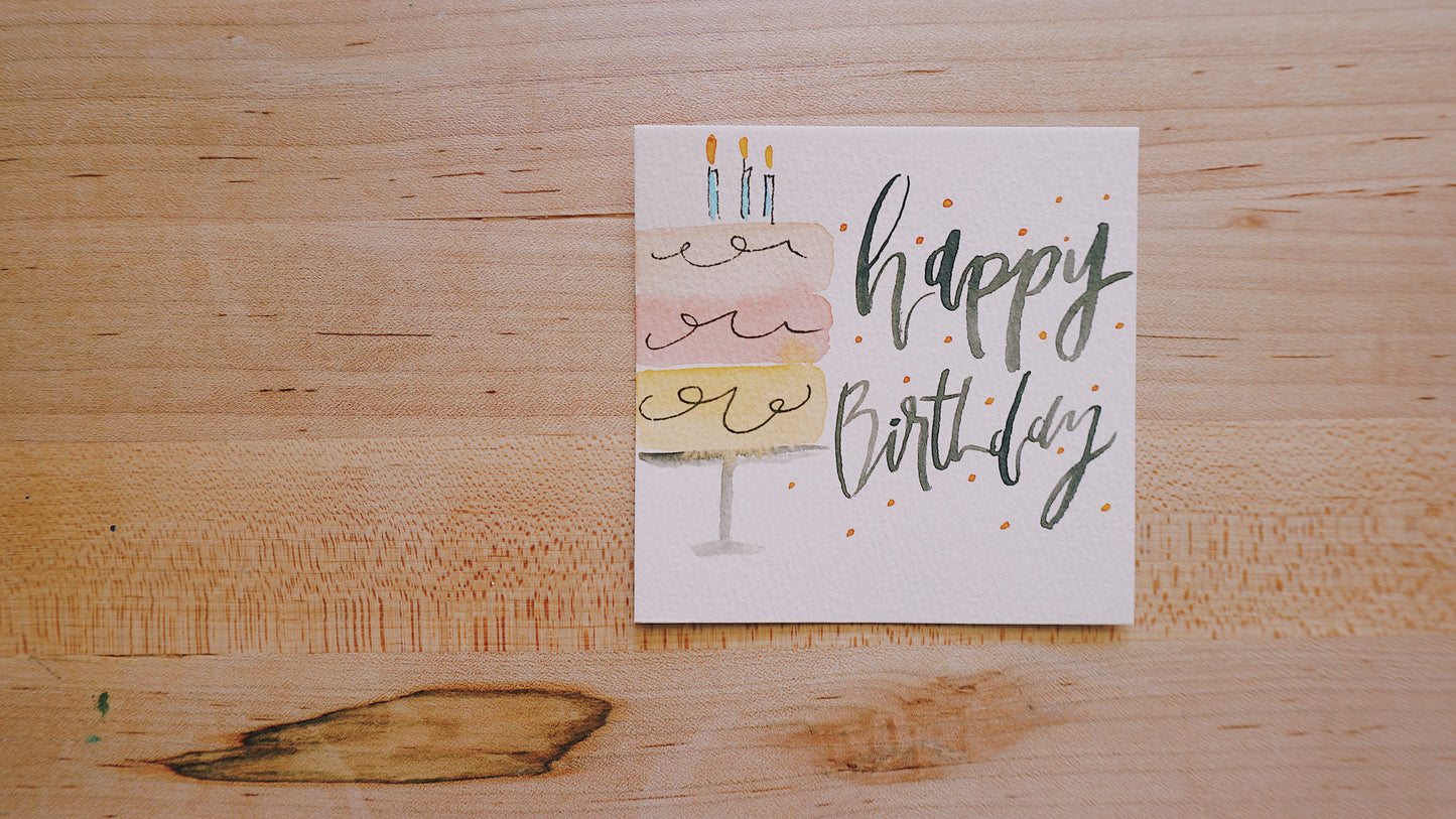 Happy Birthday - Postcard