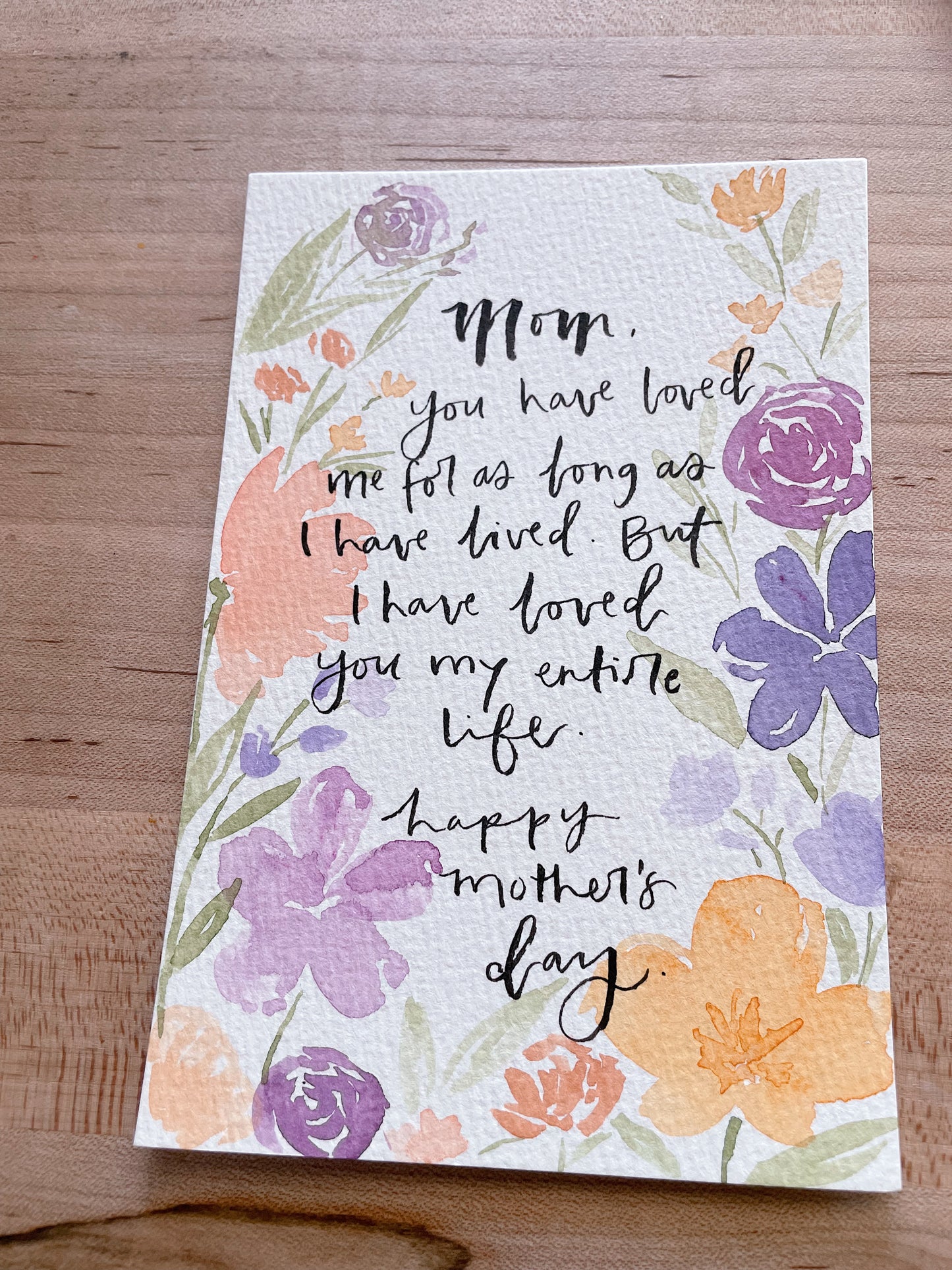 Mom You Have Loved me - Postcard