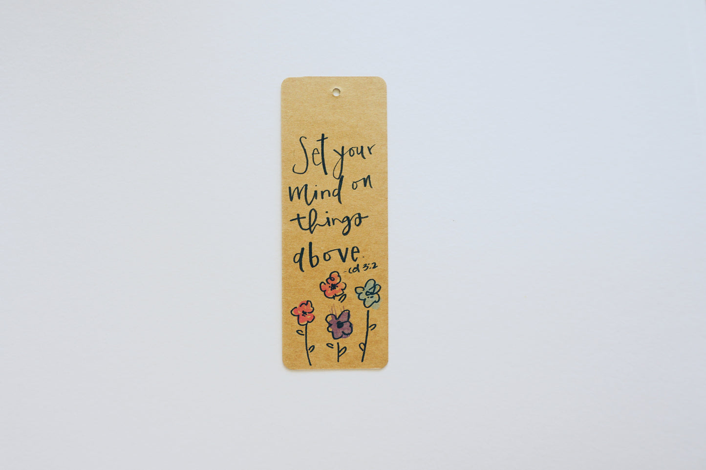 Set your mind on things above - Col 3.:2 - Bookmark