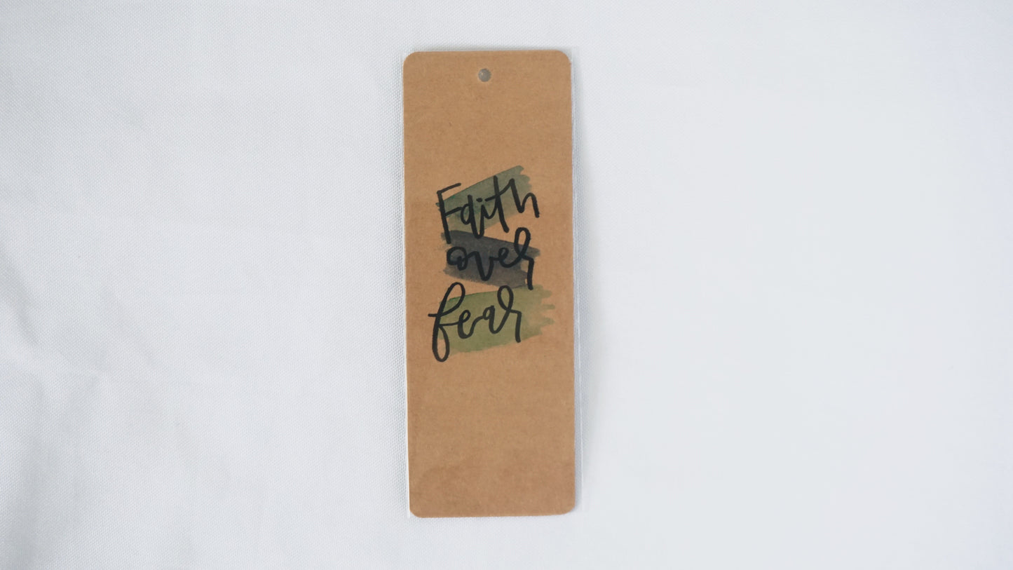 Faith Over Fear - Bookmark