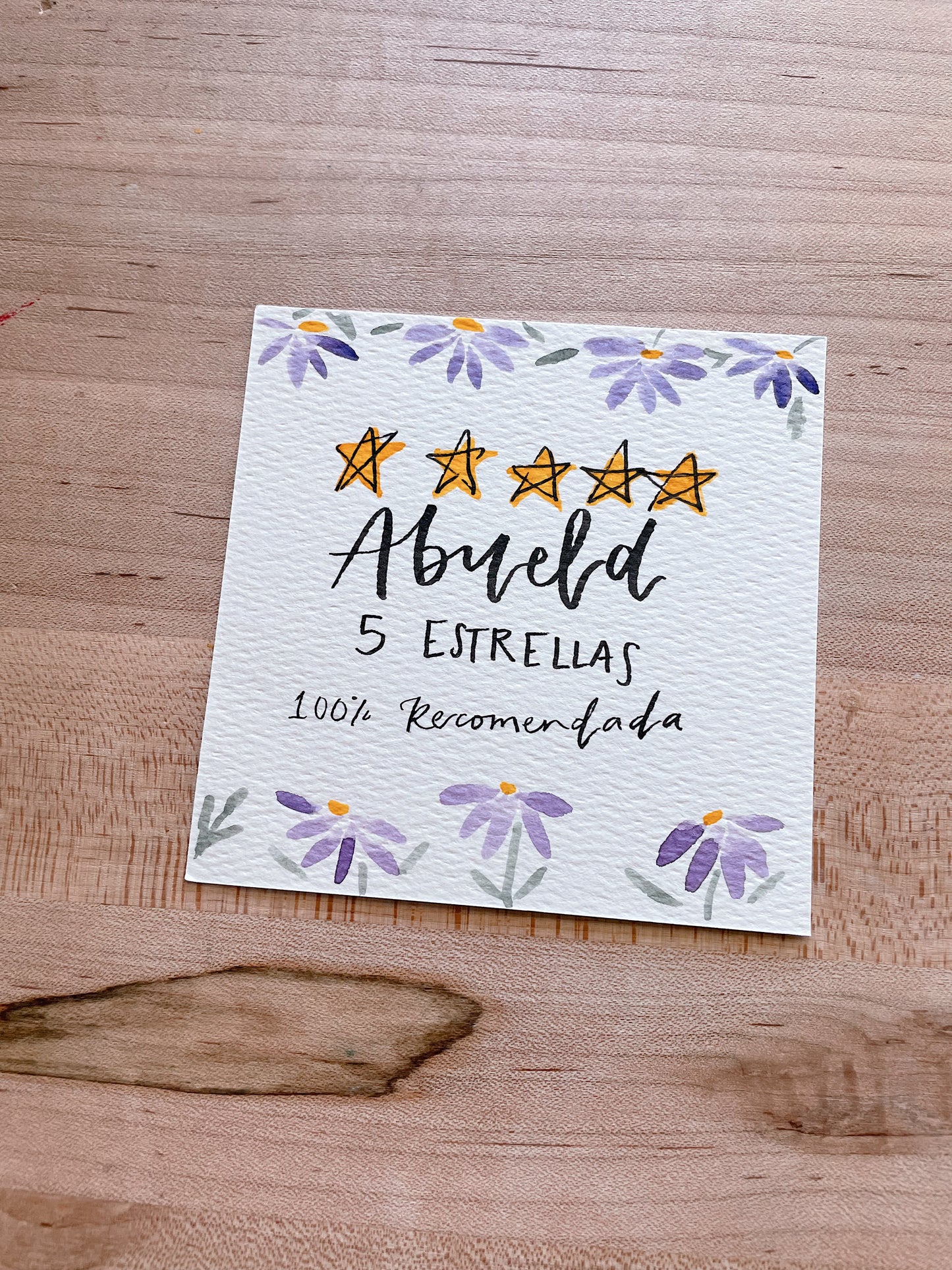 Abuela de 5 Estrellas - Postcard