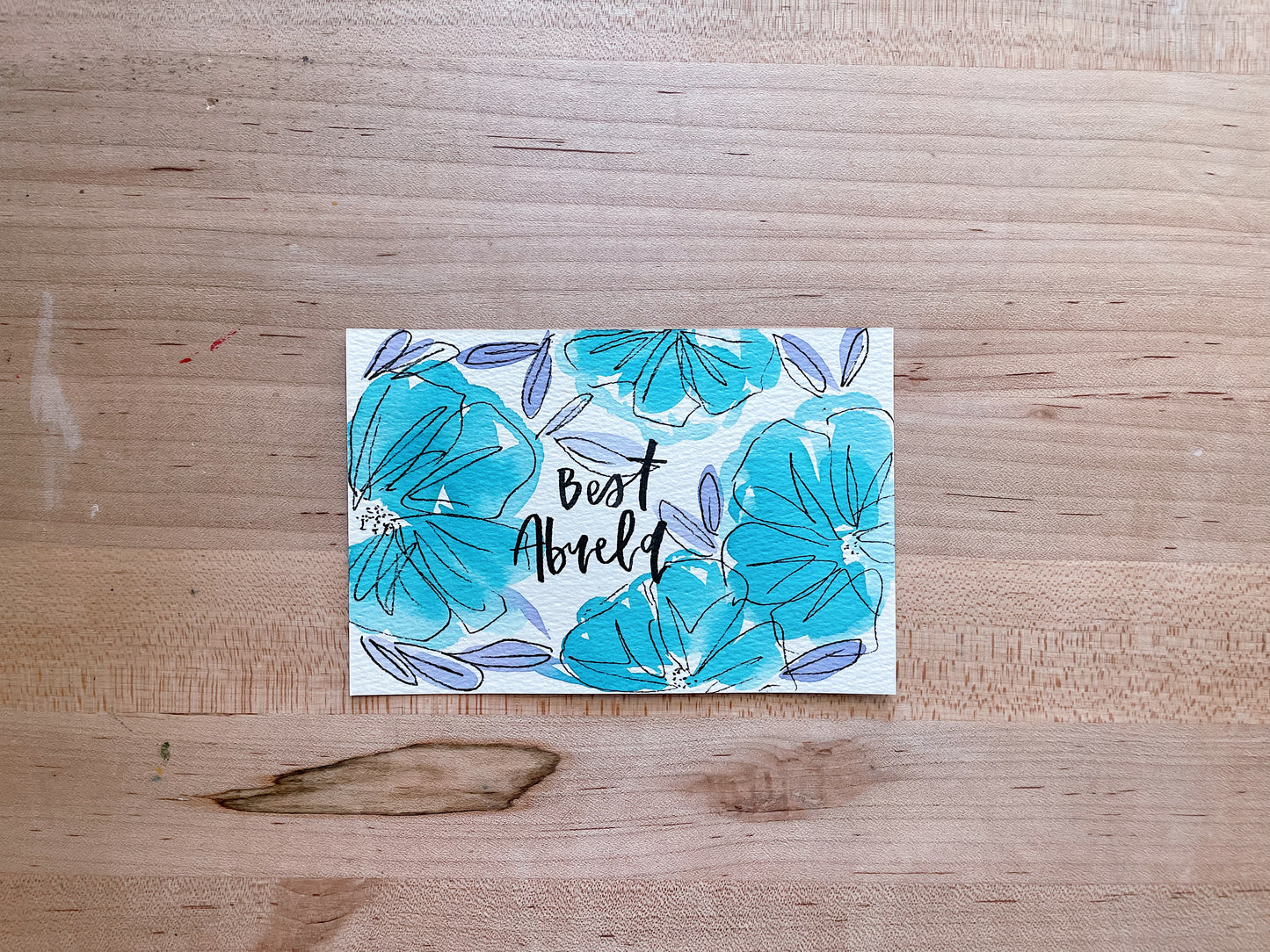 Best Abuela - Postcard