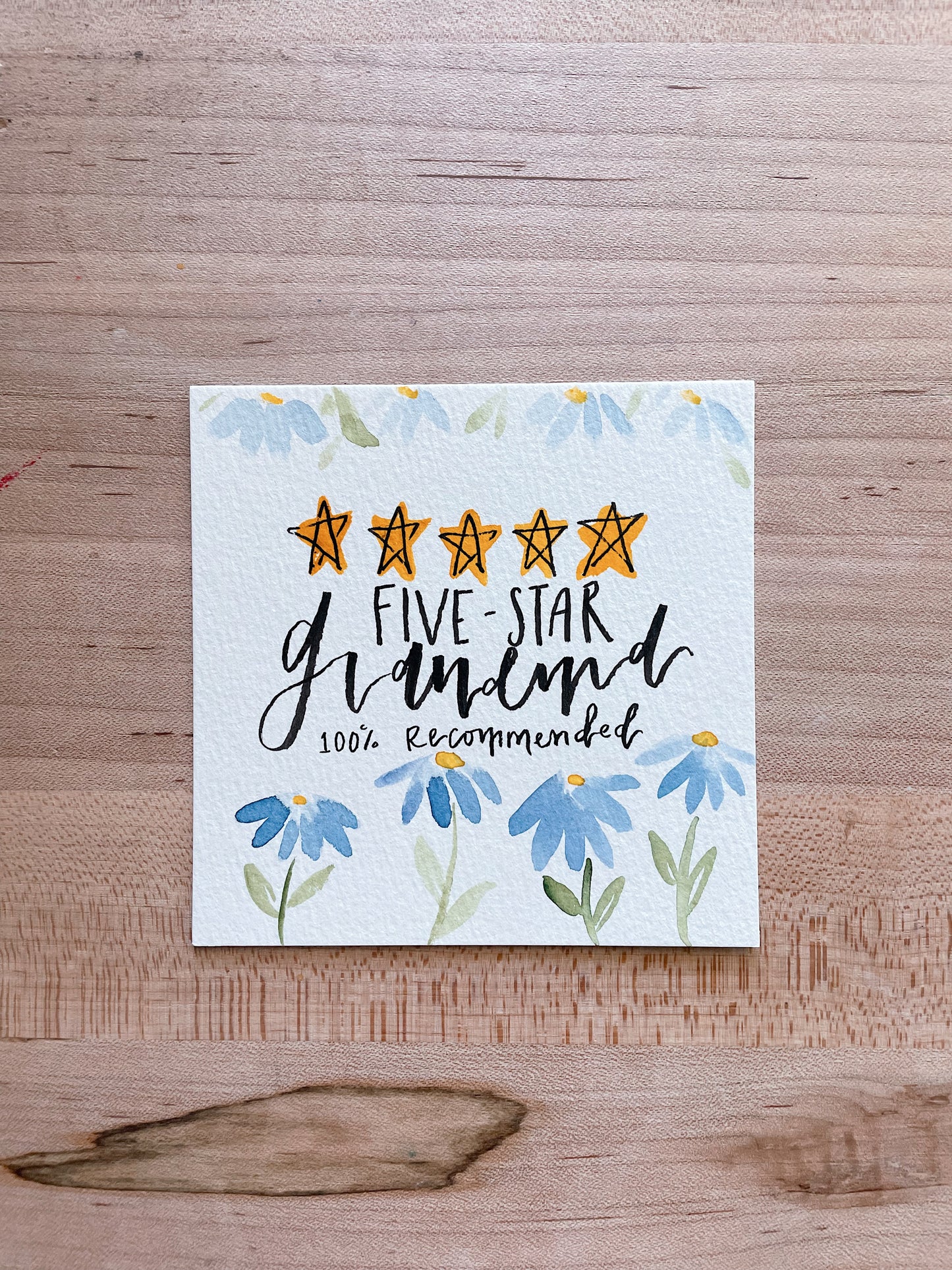 Five STAR Grandma - Postcard