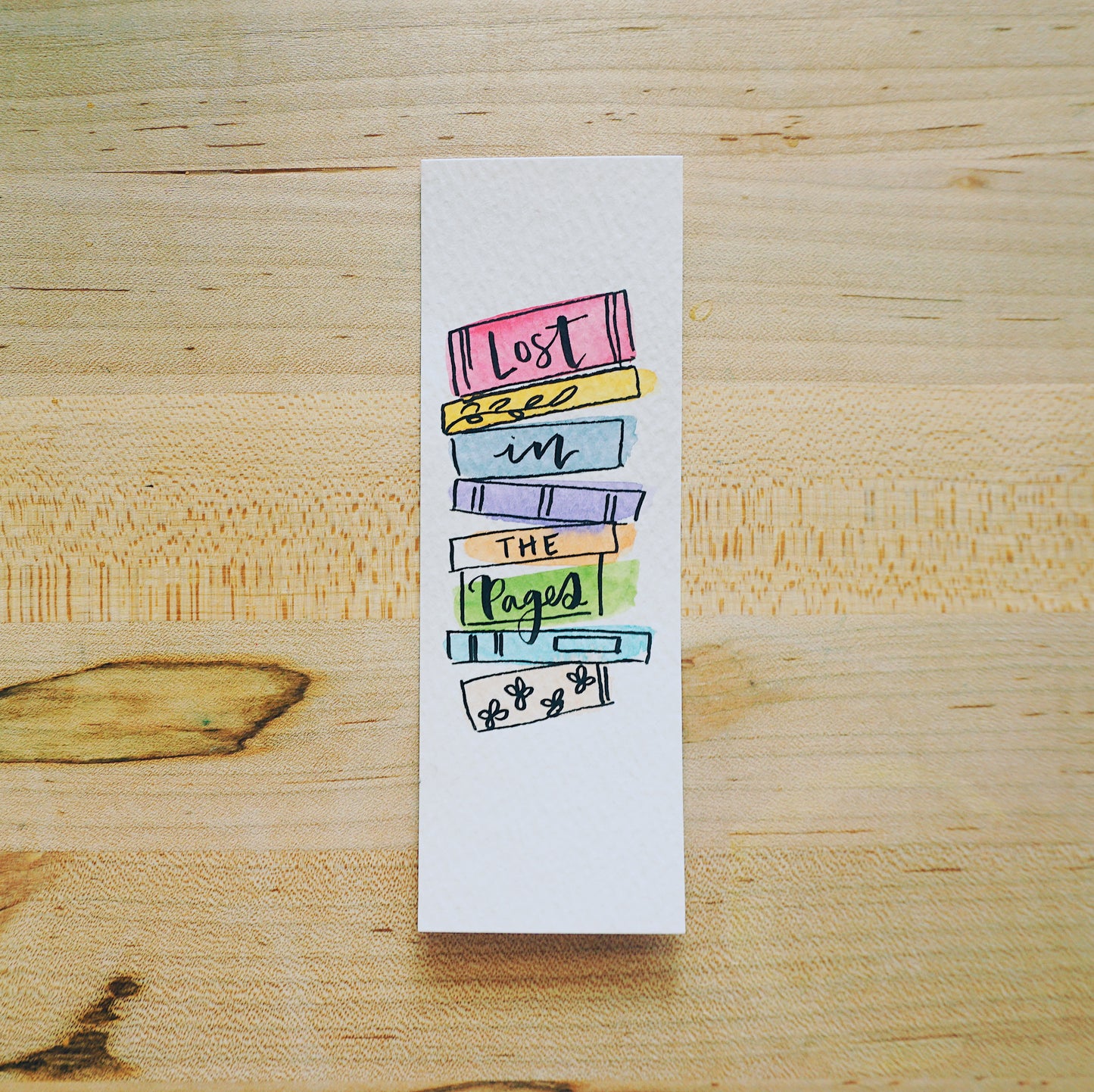 Lost in the pages- Bookmark