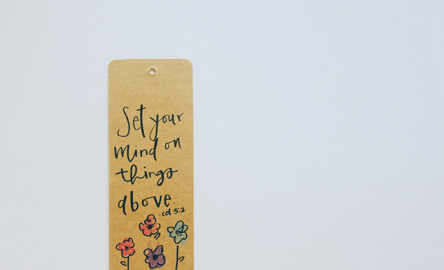 Set your mind on things above - Col 3.:2 - Bookmark