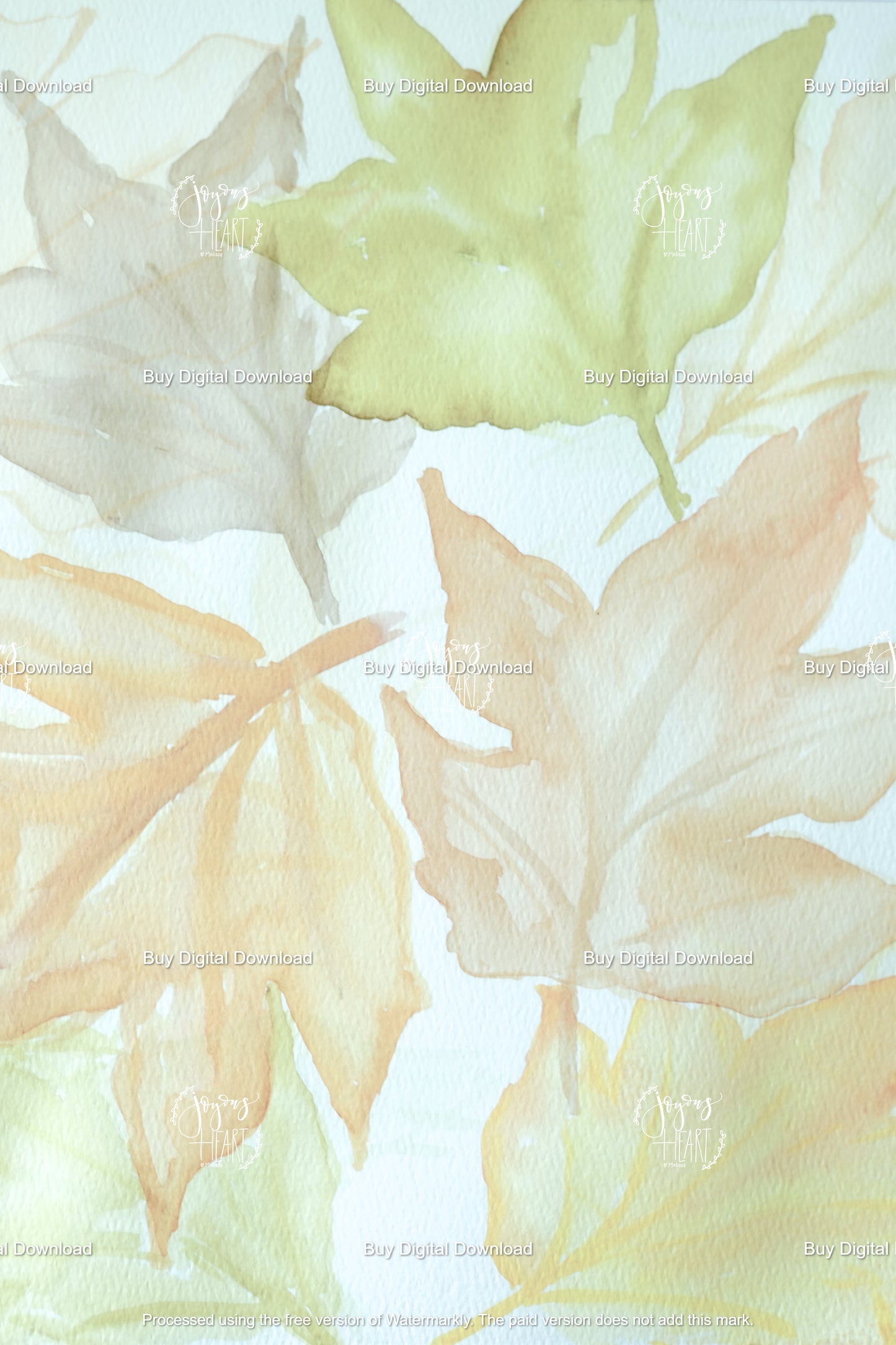 Changing Leaves 2 - Digital Wallpaper