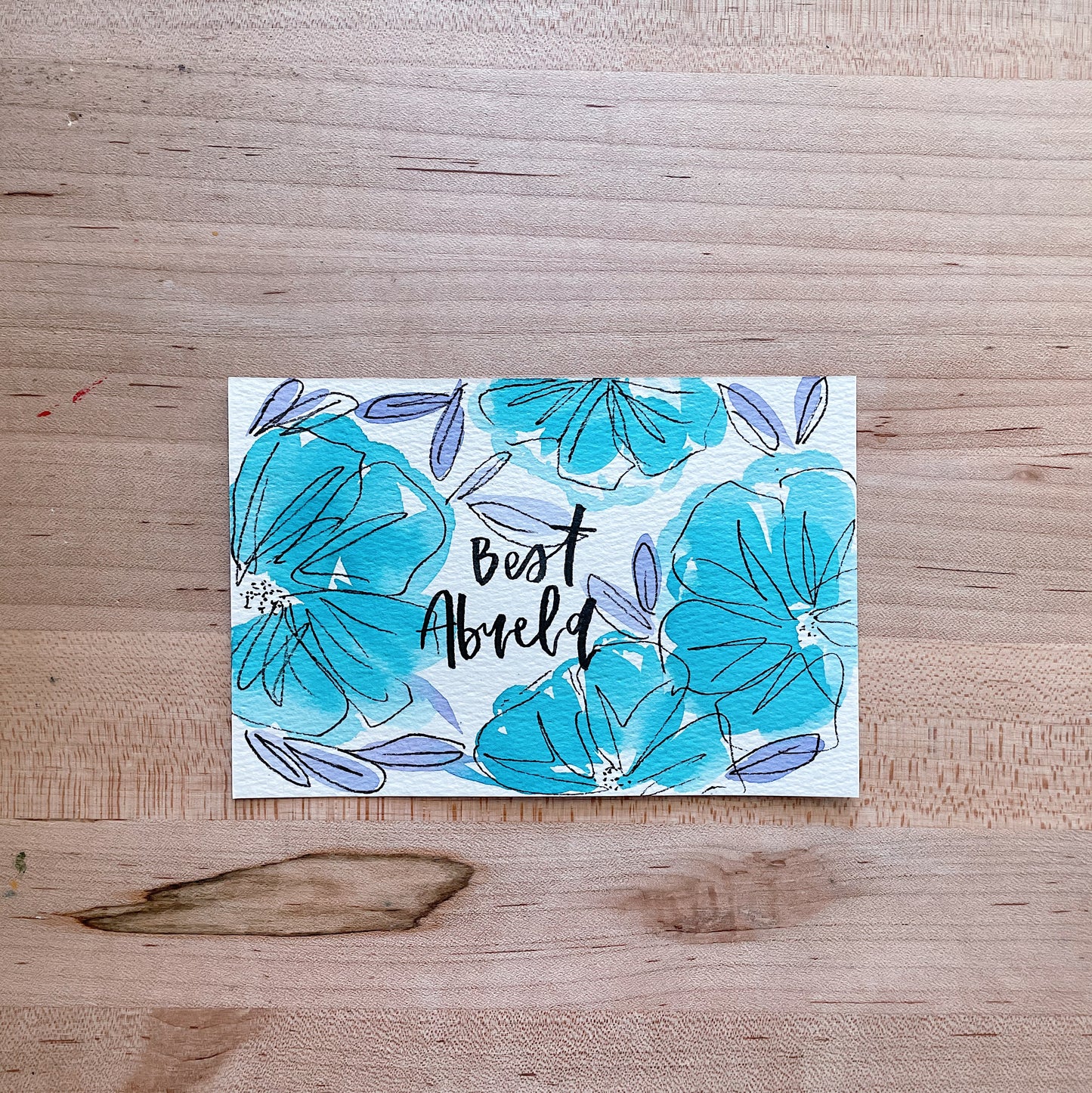 Best Abuela - Postcard