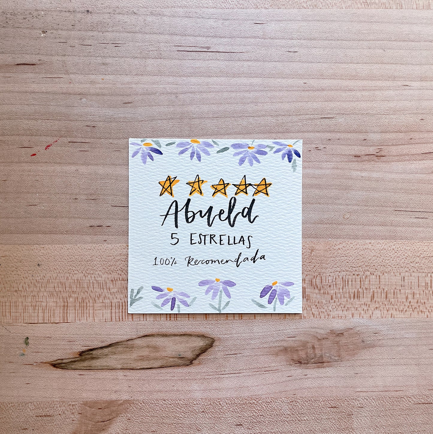 Abuela de 5 Estrellas - Postcard
