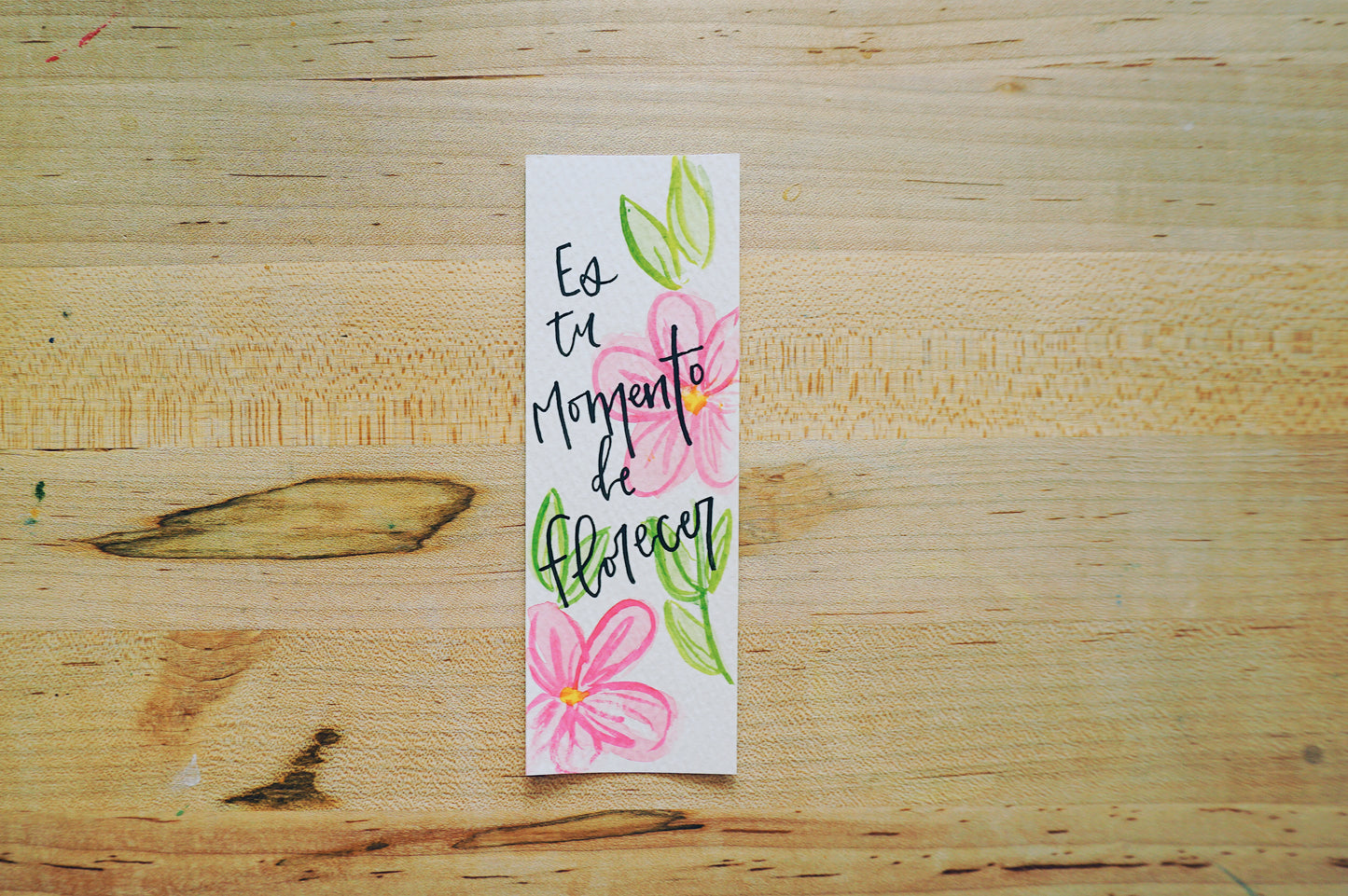 Es tu momento de florecer - Bookmark