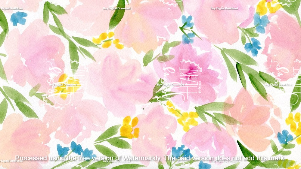 Delicate Peach - Digital Wallpaper