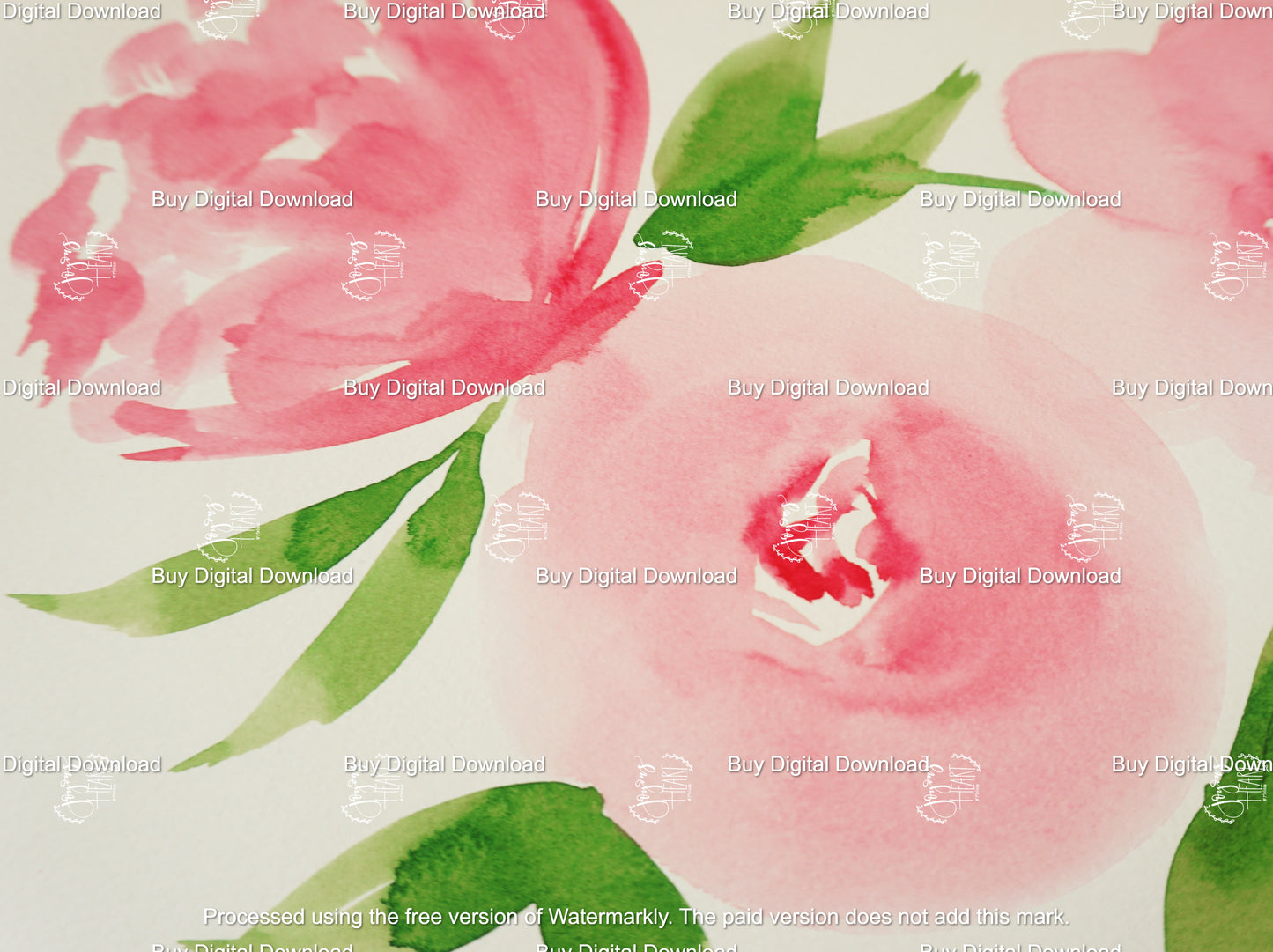 Eye of the Flower - Digital Wallpaper