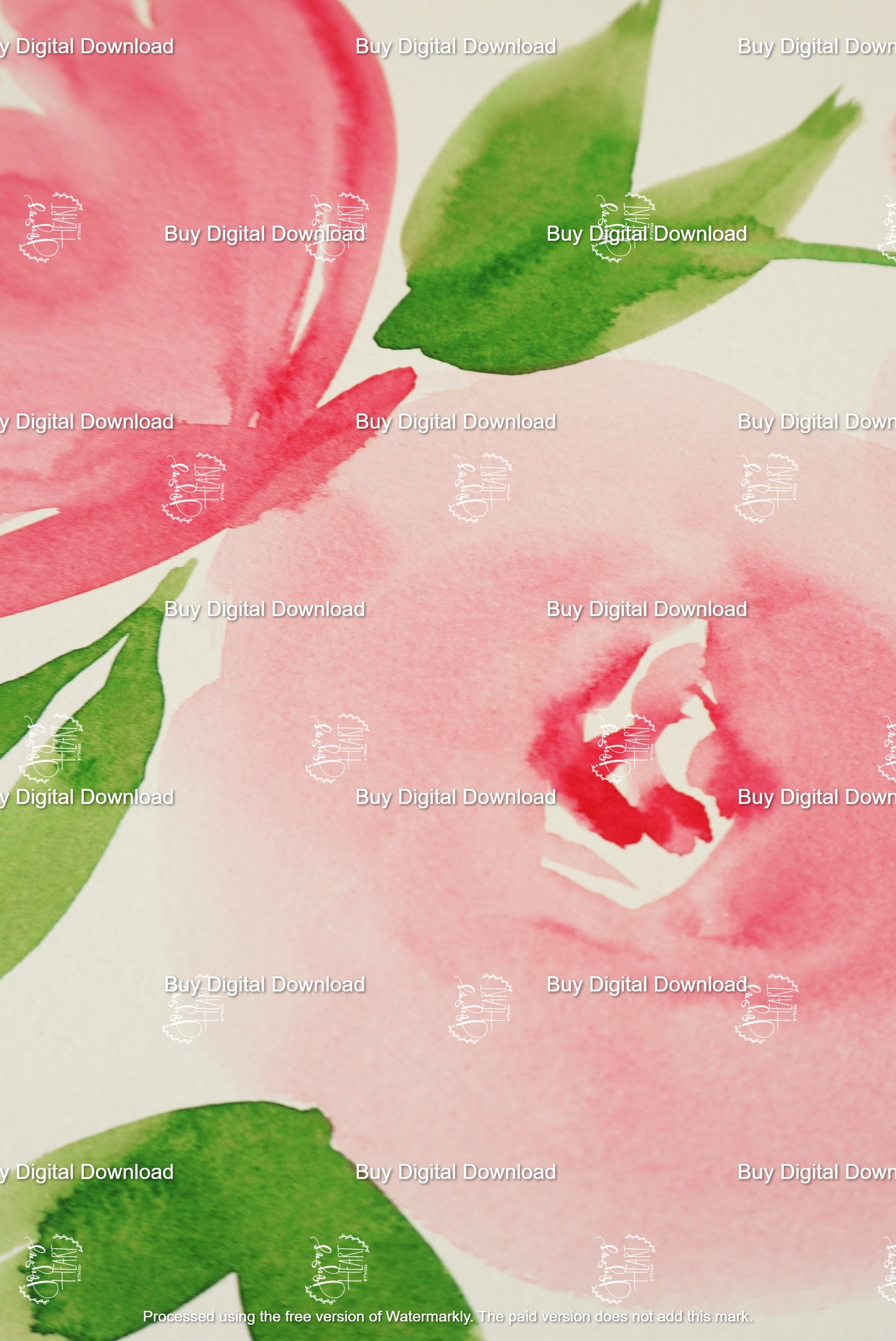 Eye of the Flower - Digital Wallpaper