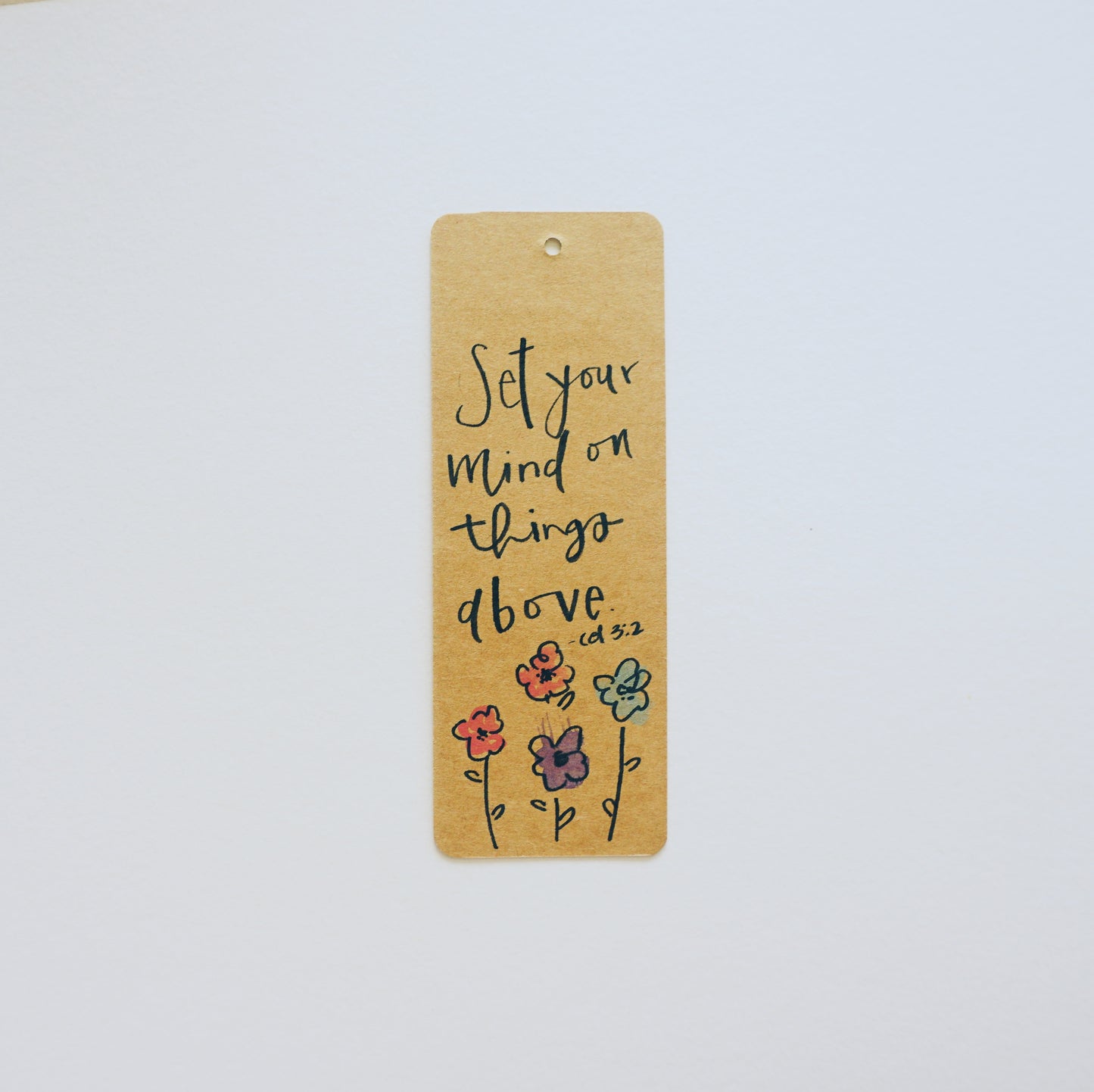 Set your mind on things above - Col 3.:2 - Bookmark
