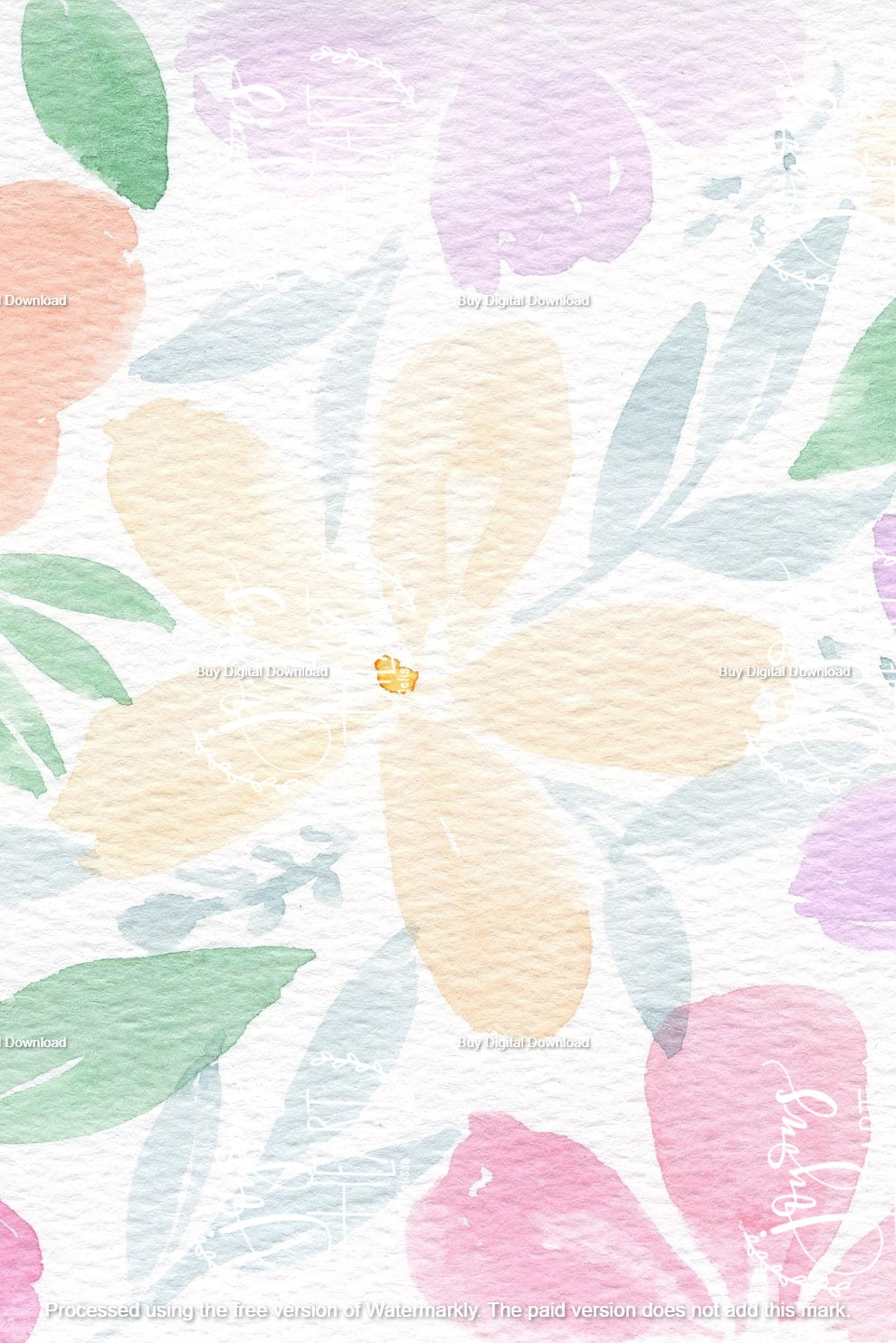 Flores Bonitas - Digital Wallpaper