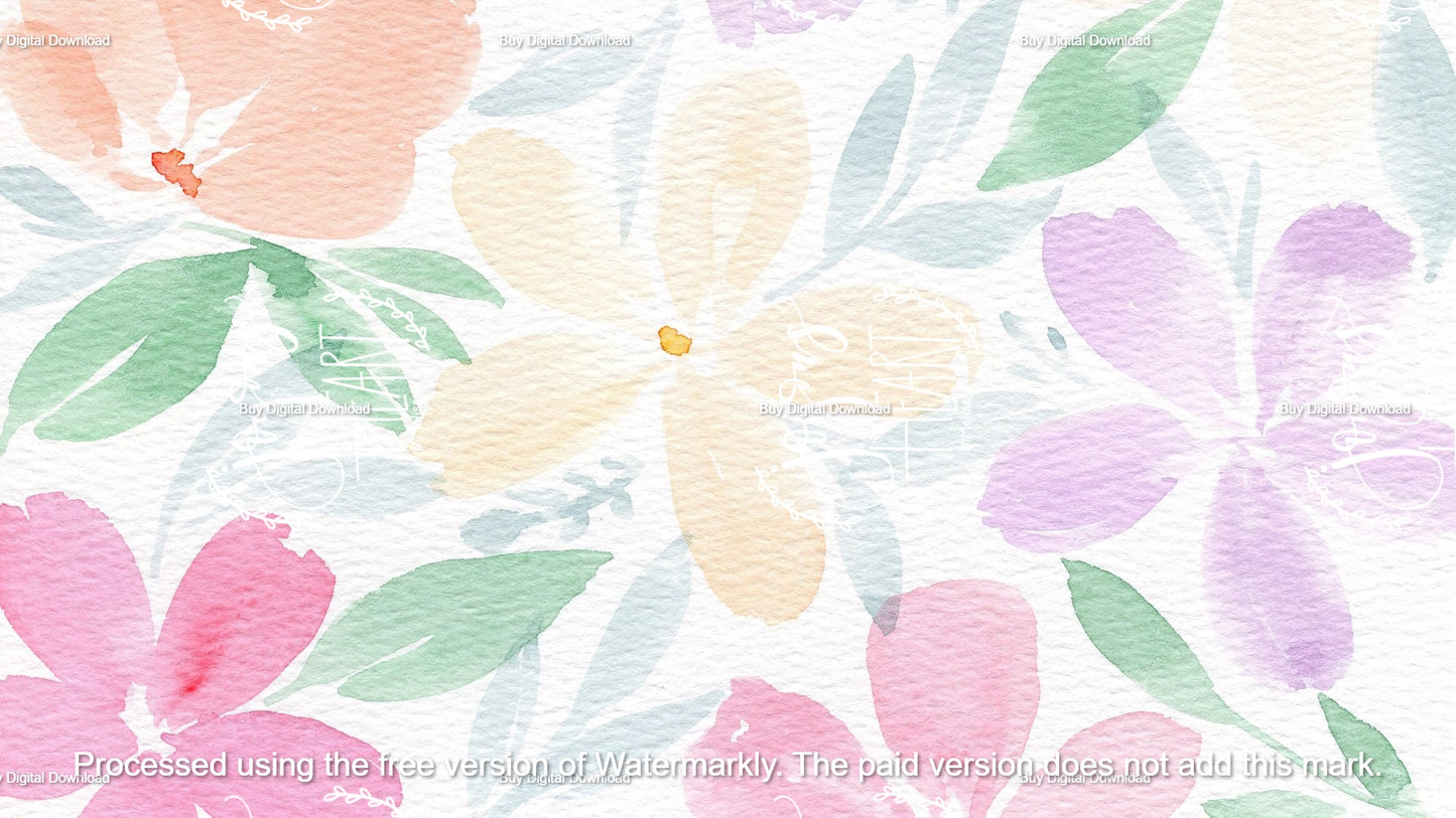 Flores Bonitas - Digital Wallpaper