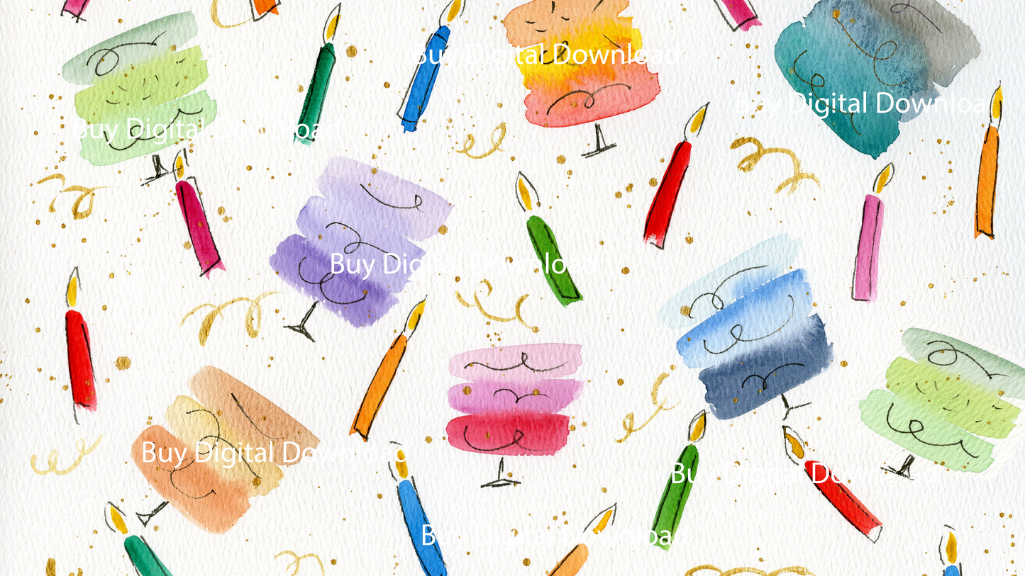 It's Your Birthday - Digital Wallpaper