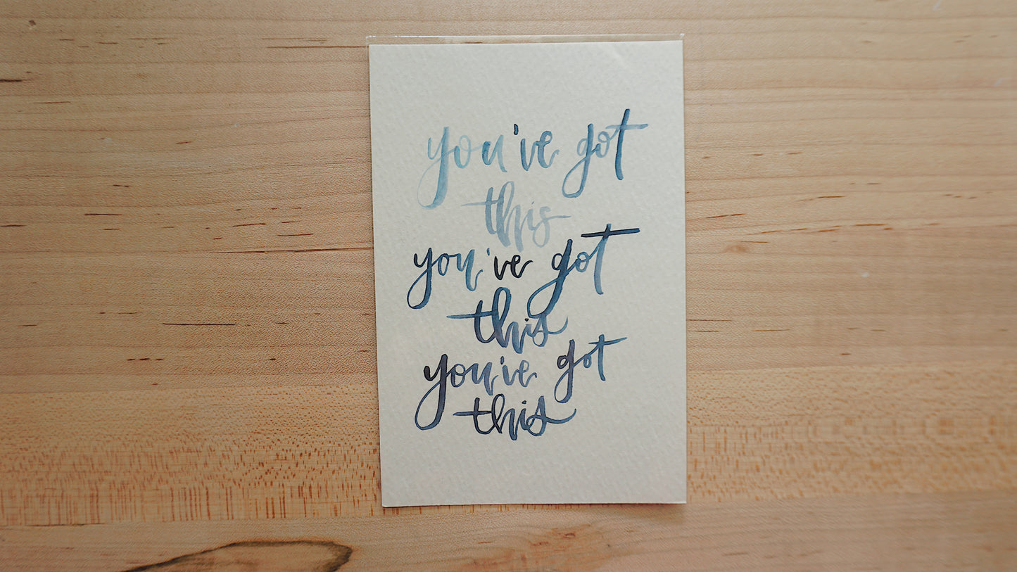 you've got this - Postcard