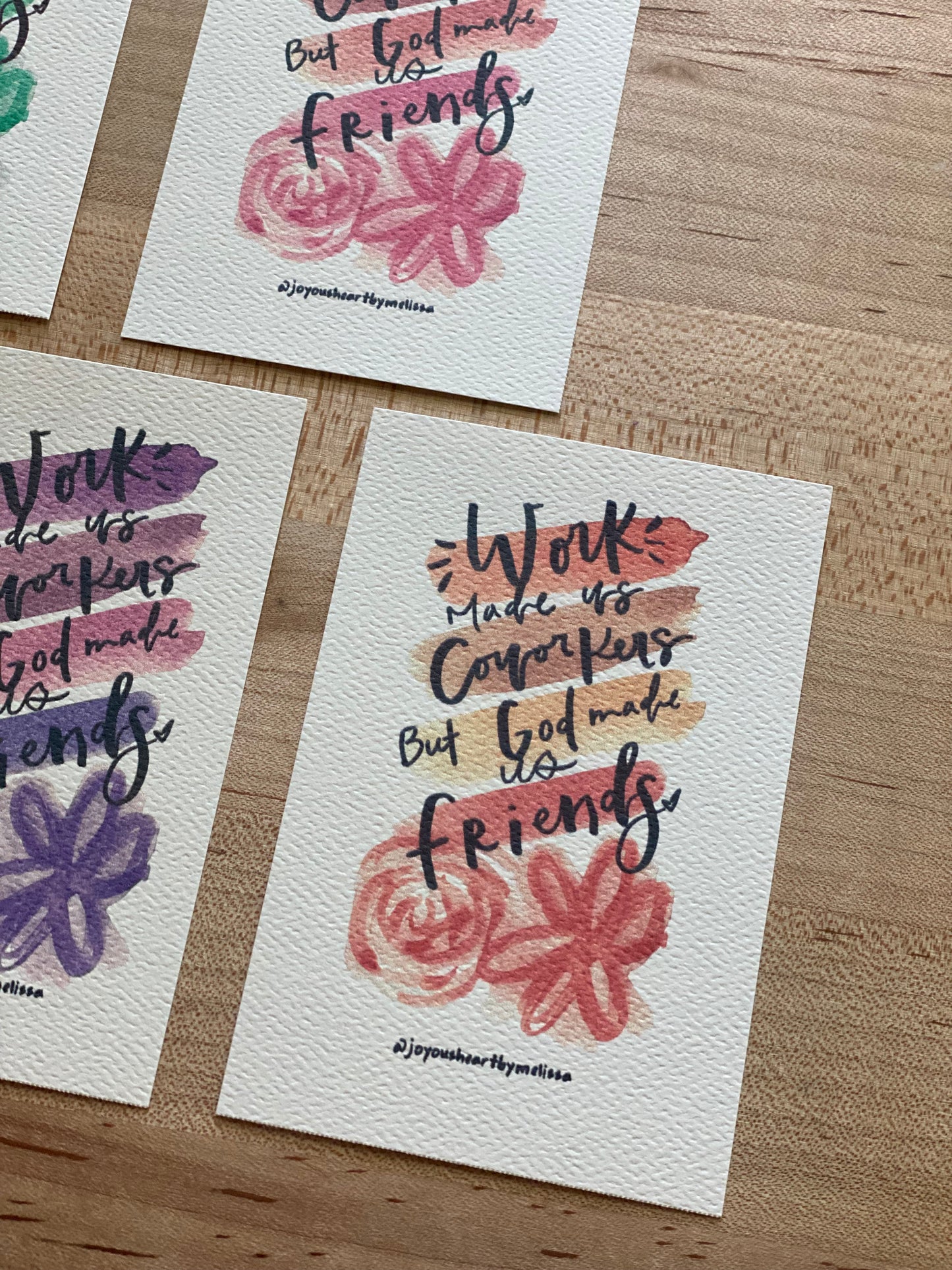 A Note For You - Coworkers + Friends