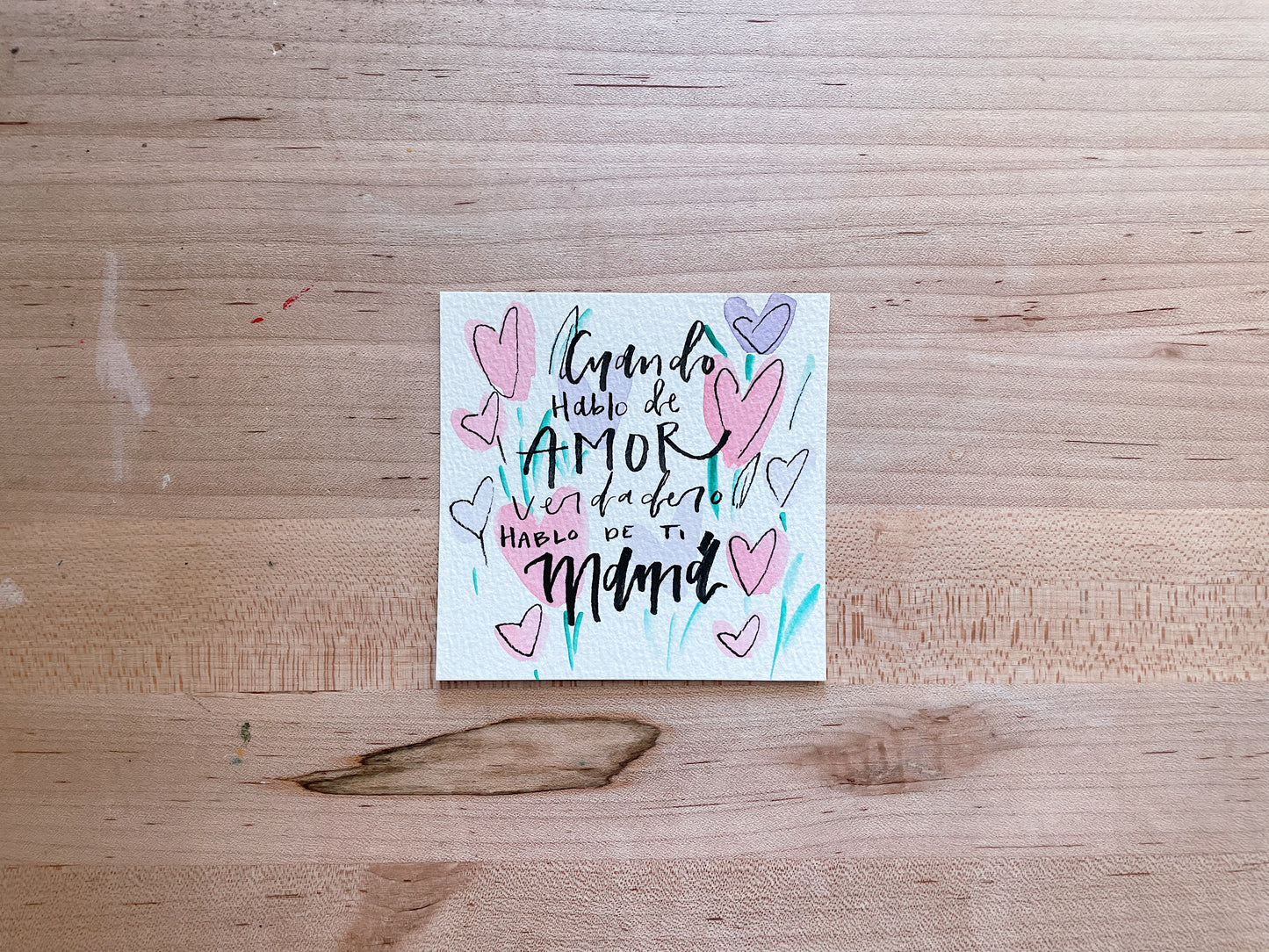 Amor Verdadero Mamá - Postcard