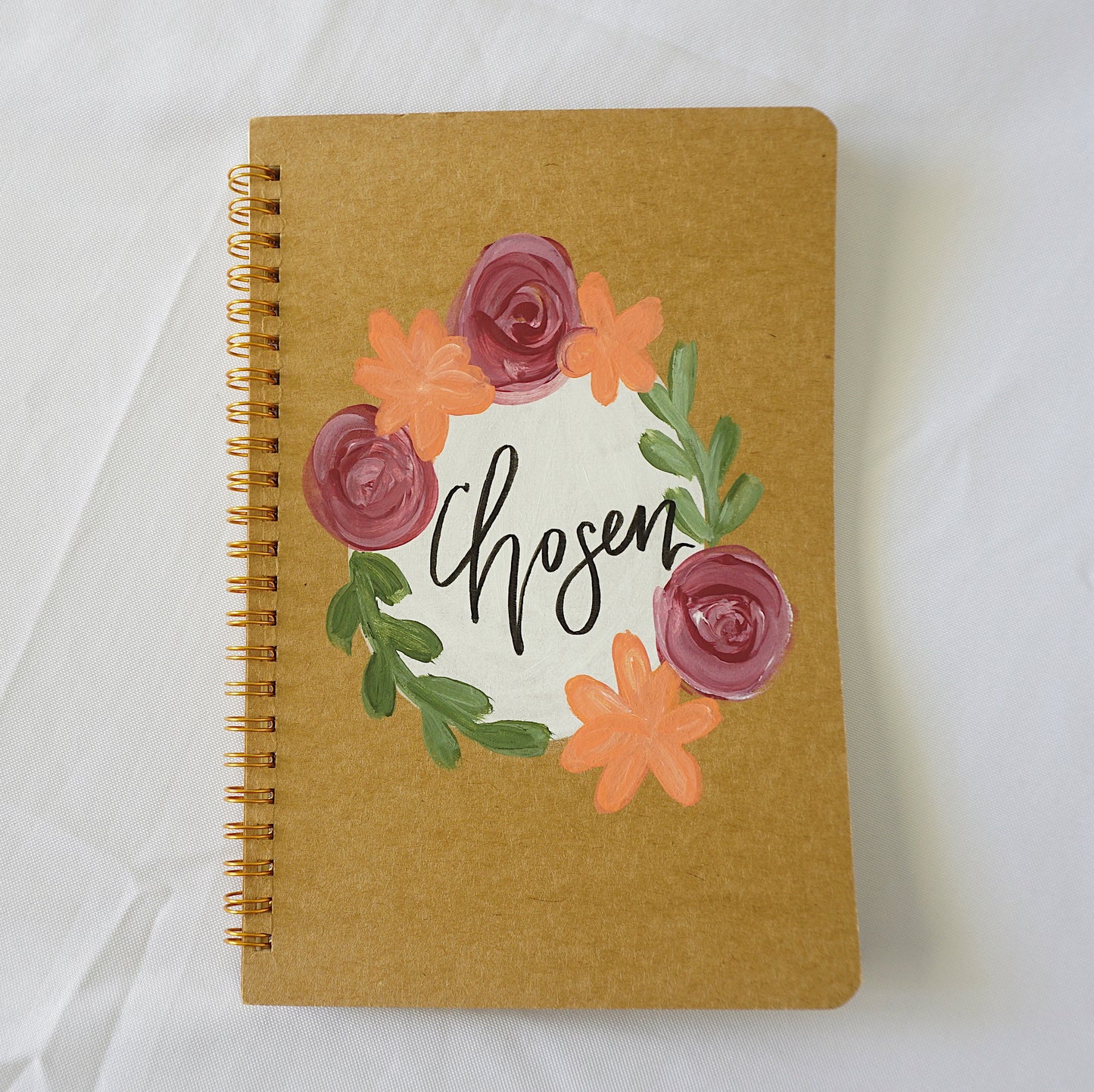 Chosen - Spiral Bound, Blank Pages, Paper Cover, Large Journal