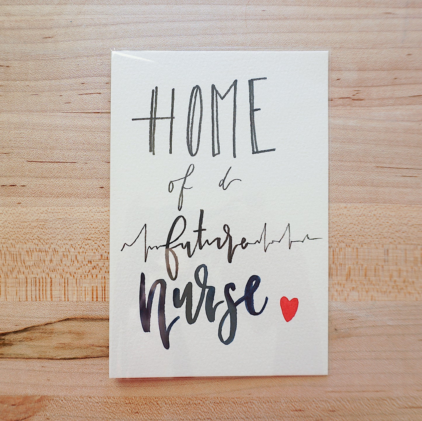 Home of a Future Nurse - Postcard