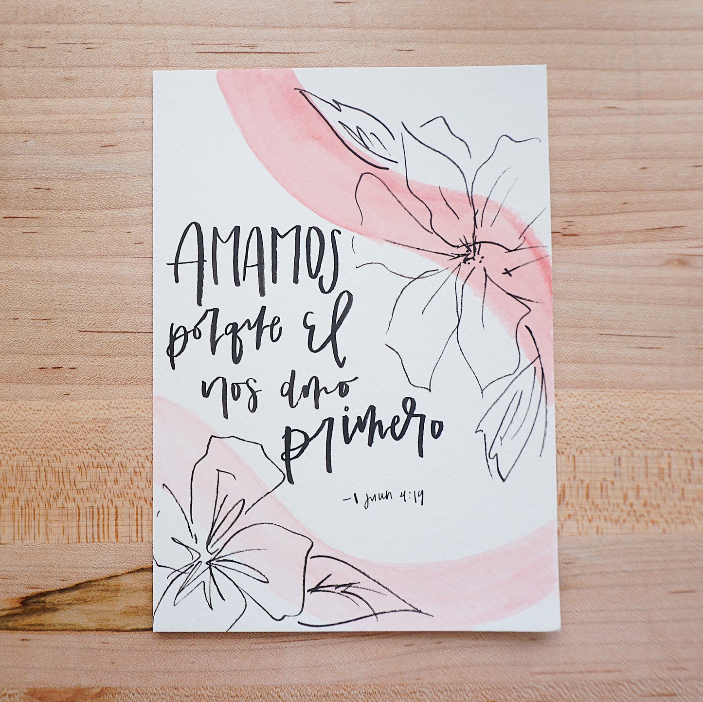 Amamos Porque El Nos Amó Primero (1 Juan 4:19) - Postcard