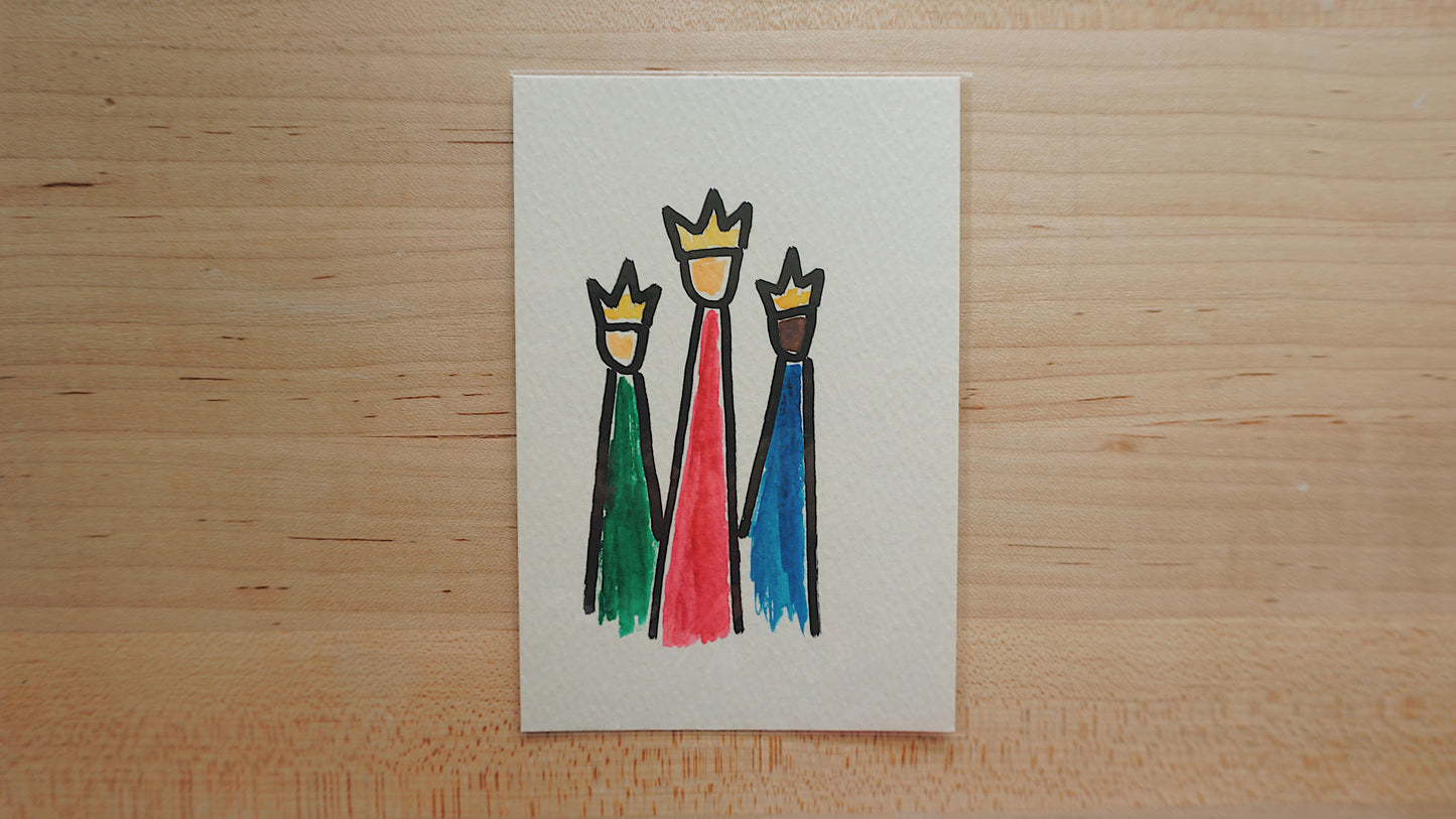 Three Kings / Tres Reyes Magos - Postcard