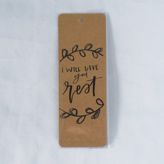 I Will Give You Rest - Bookmark