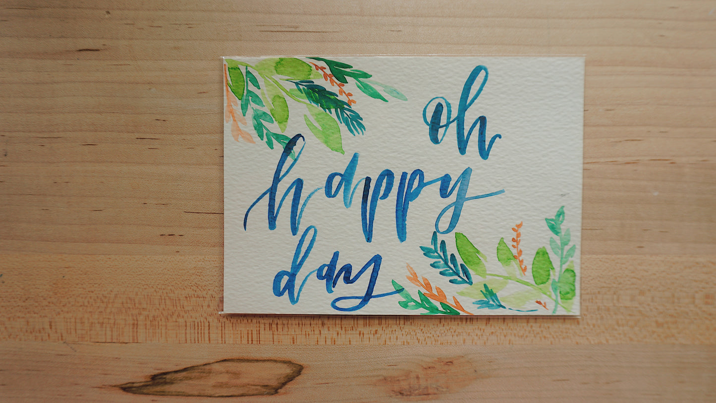 Oh Happy Day - Postcard