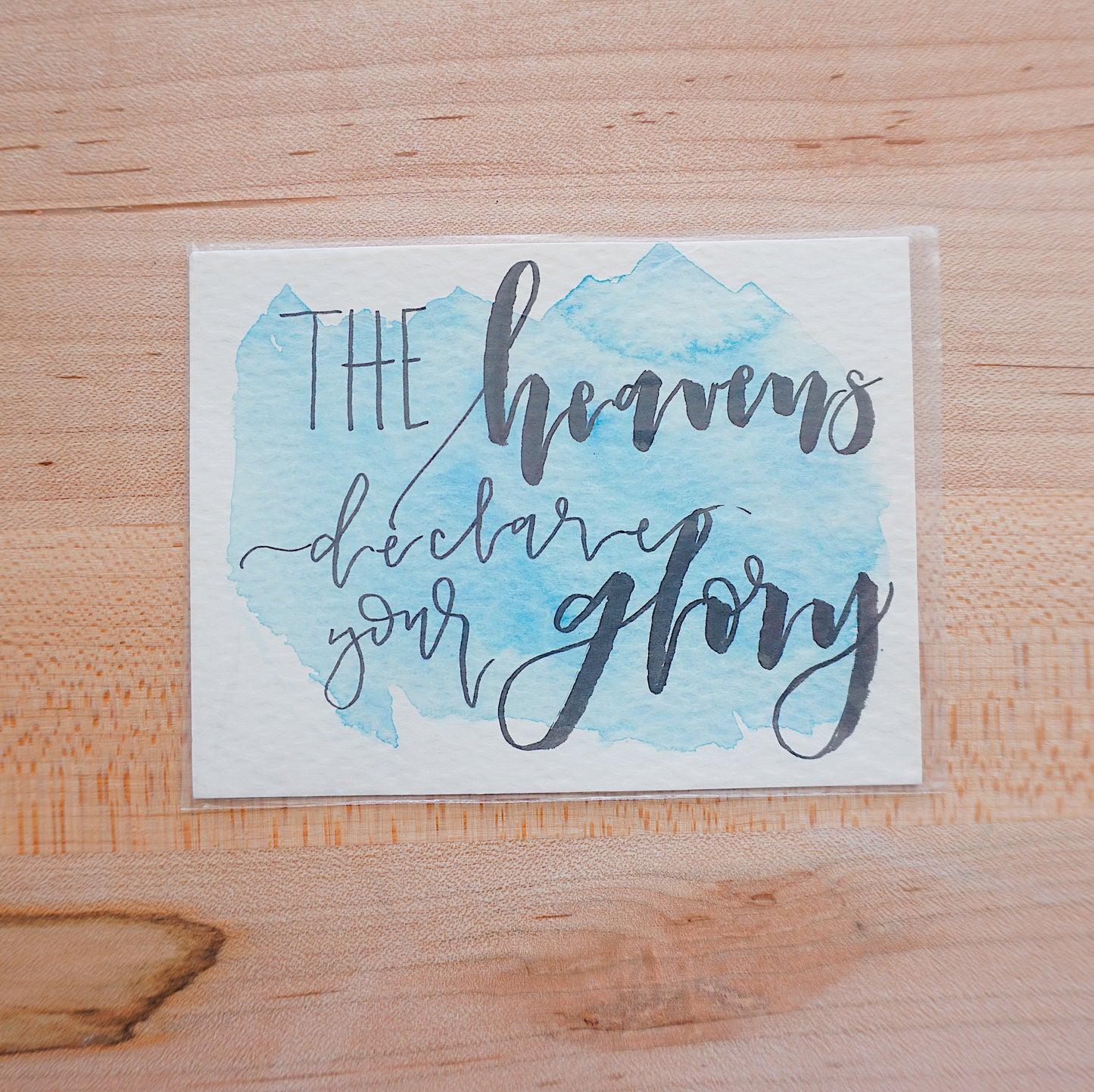 The Heavens Declare Your Glory - Postcard