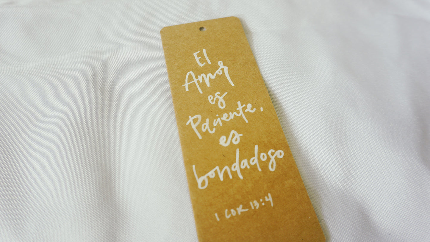 El amor es paciente, es bondadoso (1 Corintios 13:4) - Bookmark