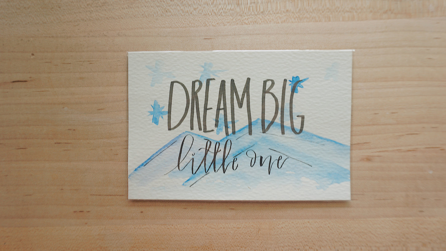 Dream Big Little One - Postcard