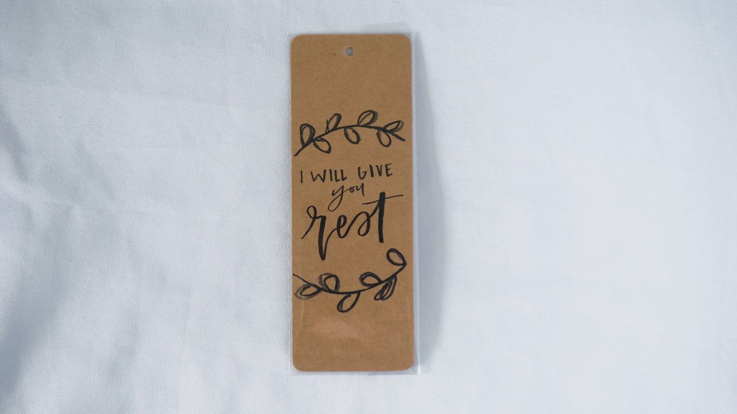 I Will Give You Rest - Bookmark