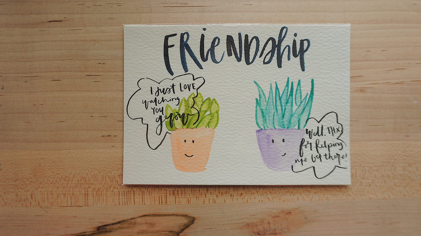 Friendship - Postcard