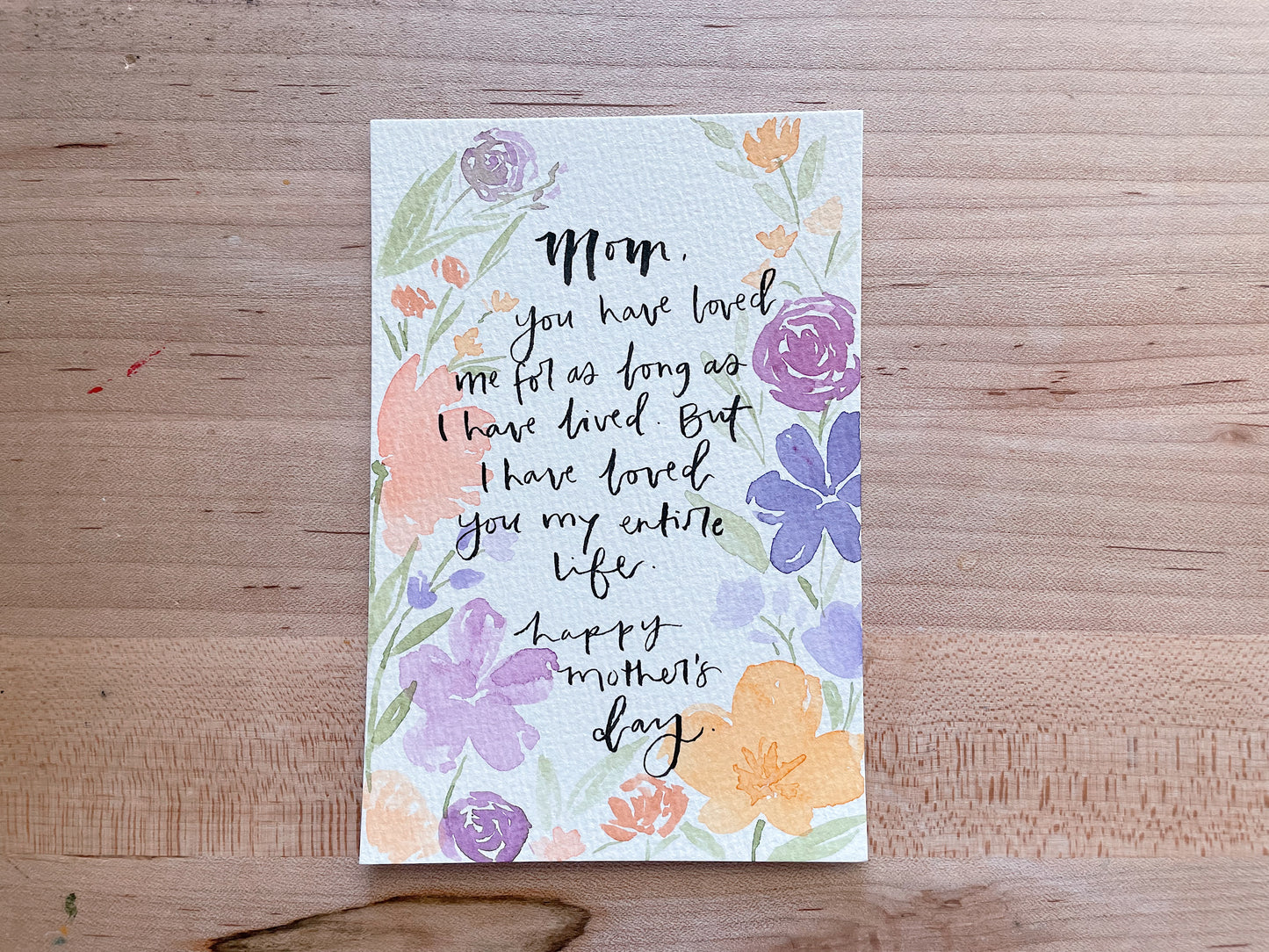 Mom You Have Loved me - Postcard