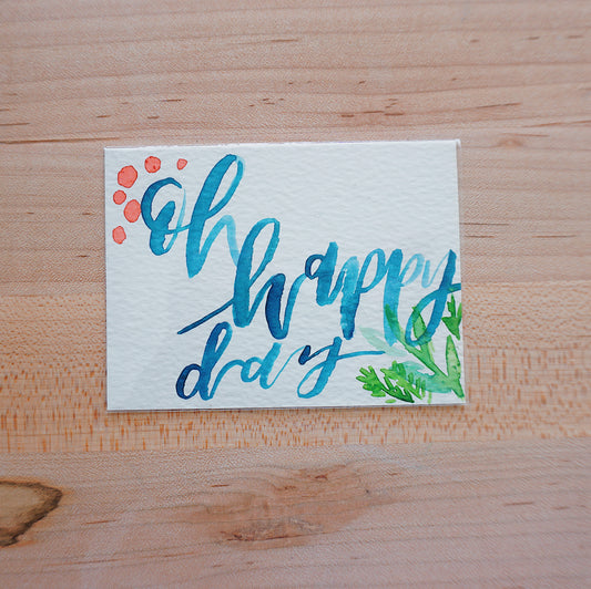 Oh Happy Day - Postcard