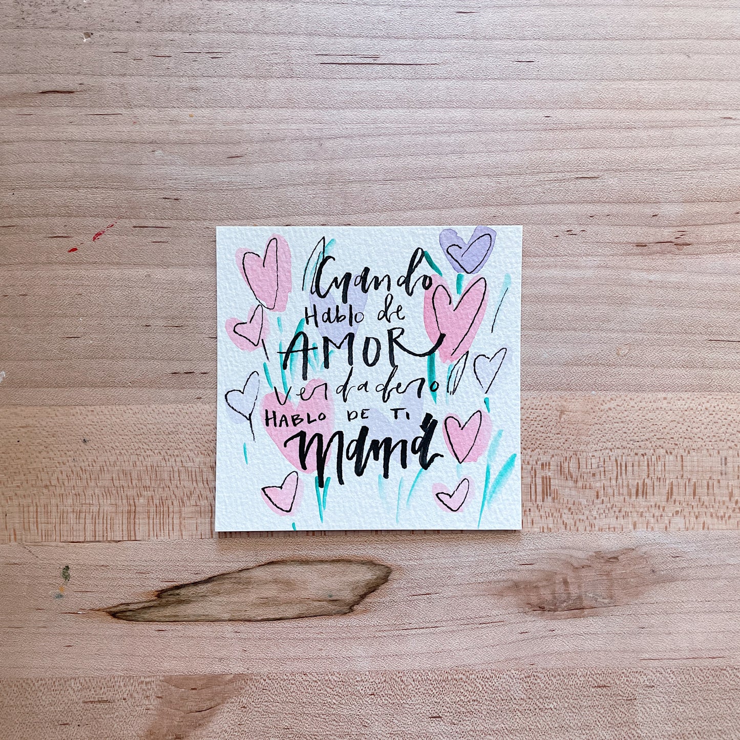 Amor Verdadero Mamá - Postcard