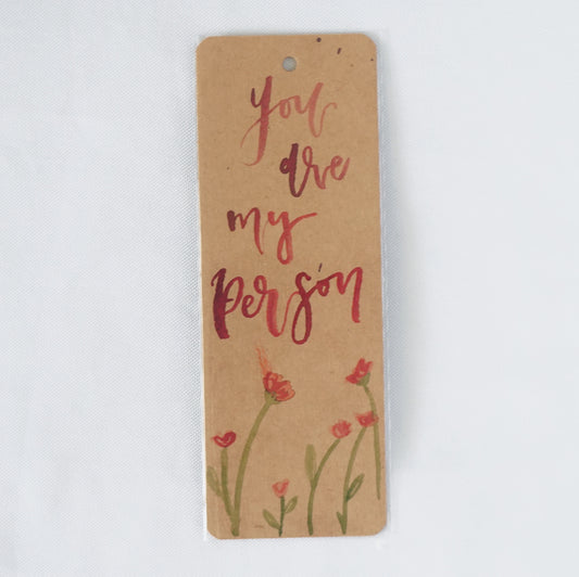 You Are My Person - Bookmark