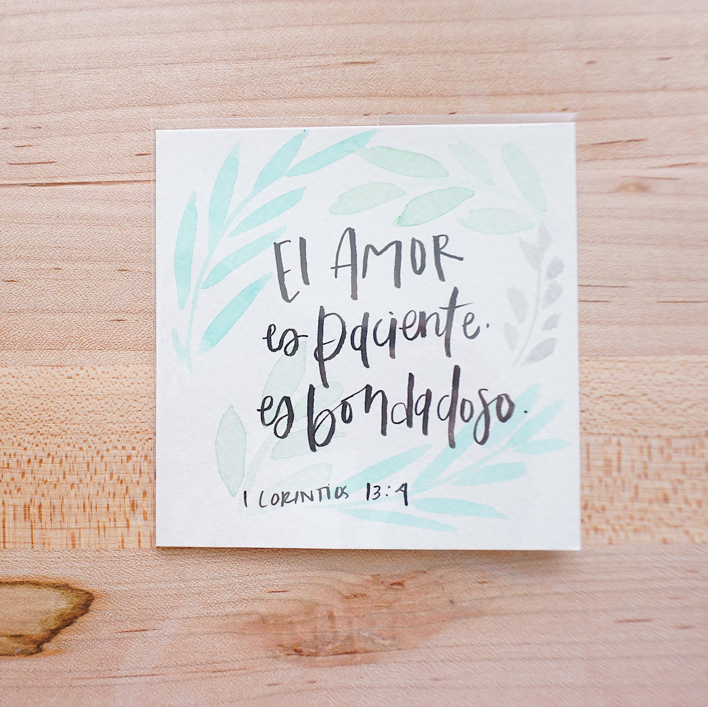 El Amor es Paciente, es Bondadoso (1 Corintios 13:4) - Postcard