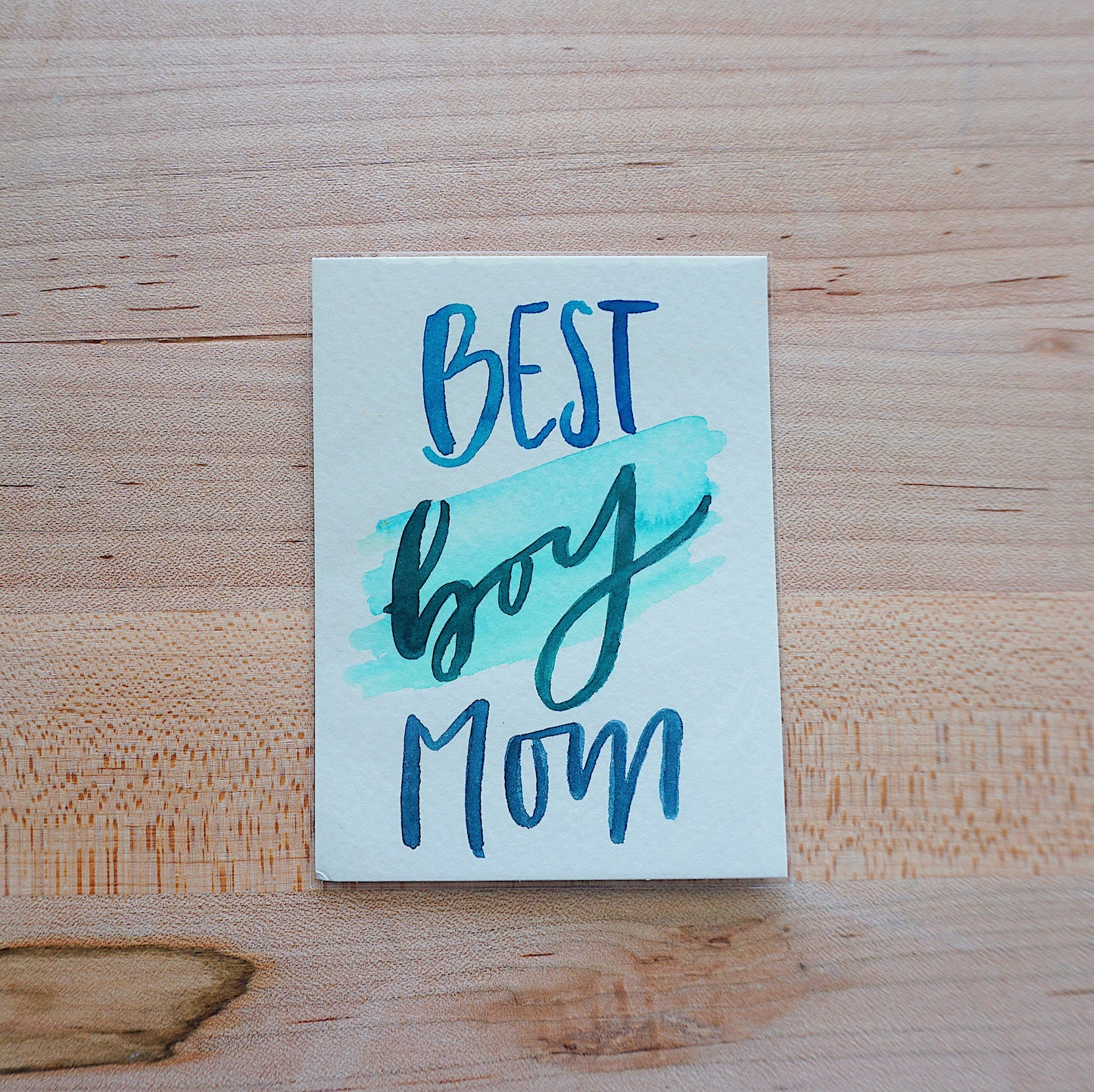 Best Boy Mom - Postcard