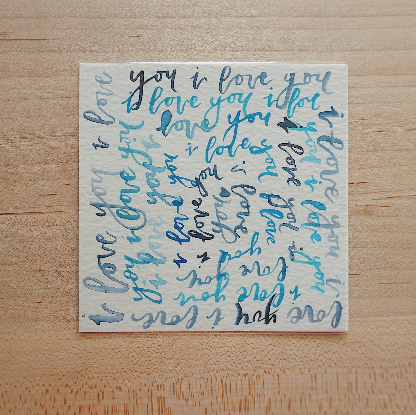 i love you - Postcard