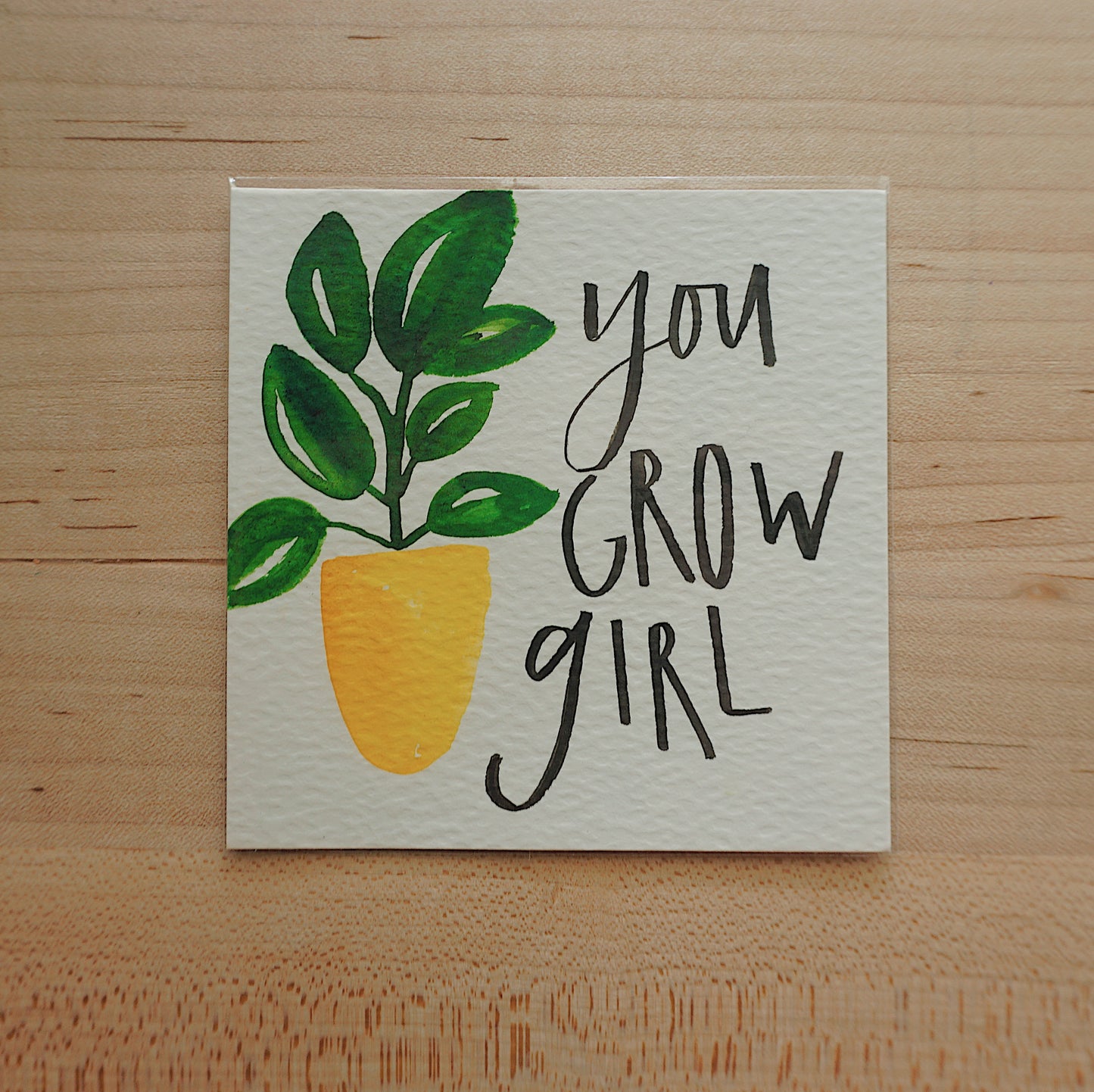 You Grow Girl - Postcard